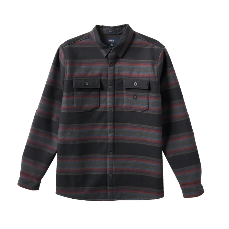 Nordsman Bonded Long Sleeve Flannel - Black sold by Roark
