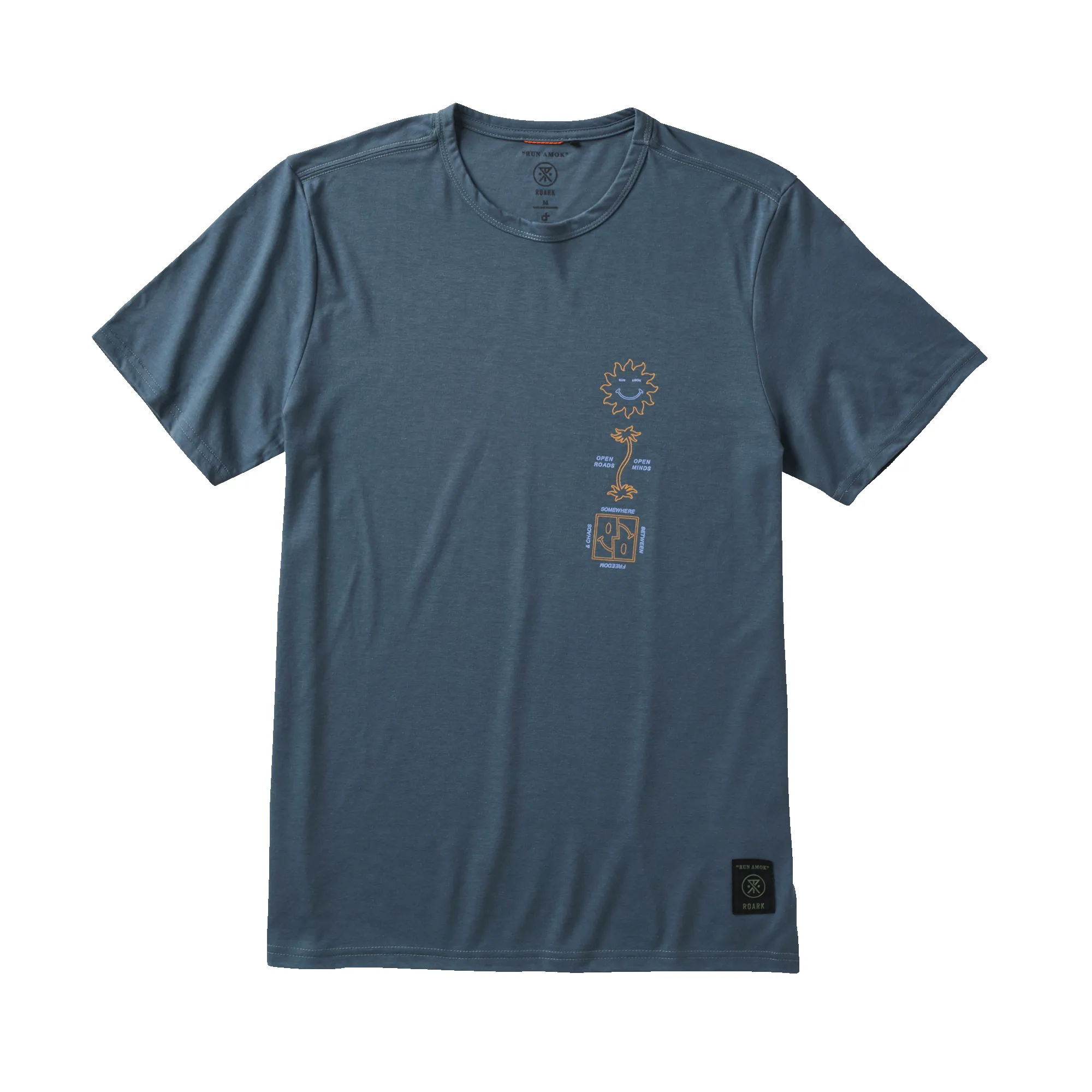 Mathis Core Short Sleeve Active Tee - Blue sold by Roark