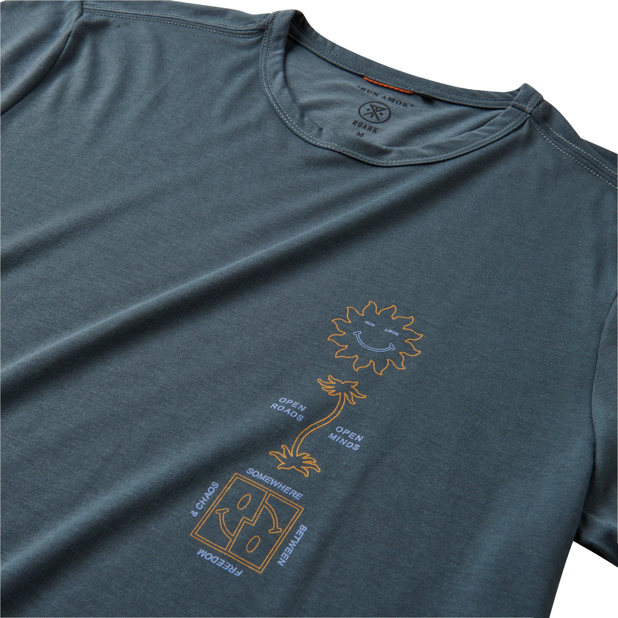 Mathis Core Short Sleeve Active Tee - Blue sold by Roark product image thumbnail 3