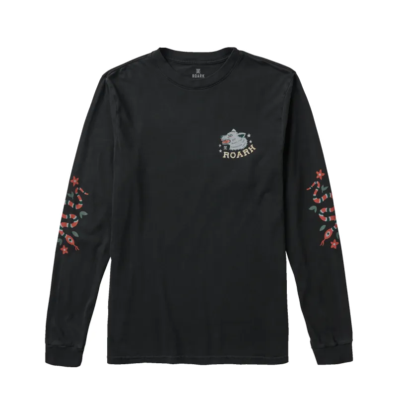 Wolfpack Premium Long Sleeve Tee - Black sold by Roark