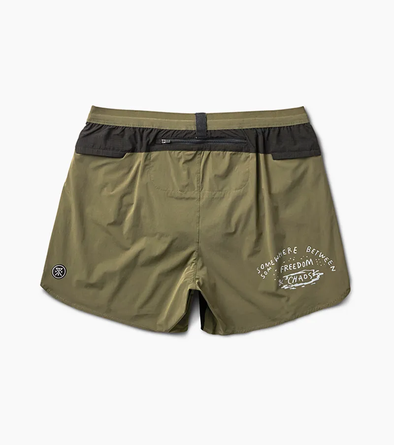 Alta Light Shorts - Black/Military sold by Roark product image thumbnail 3