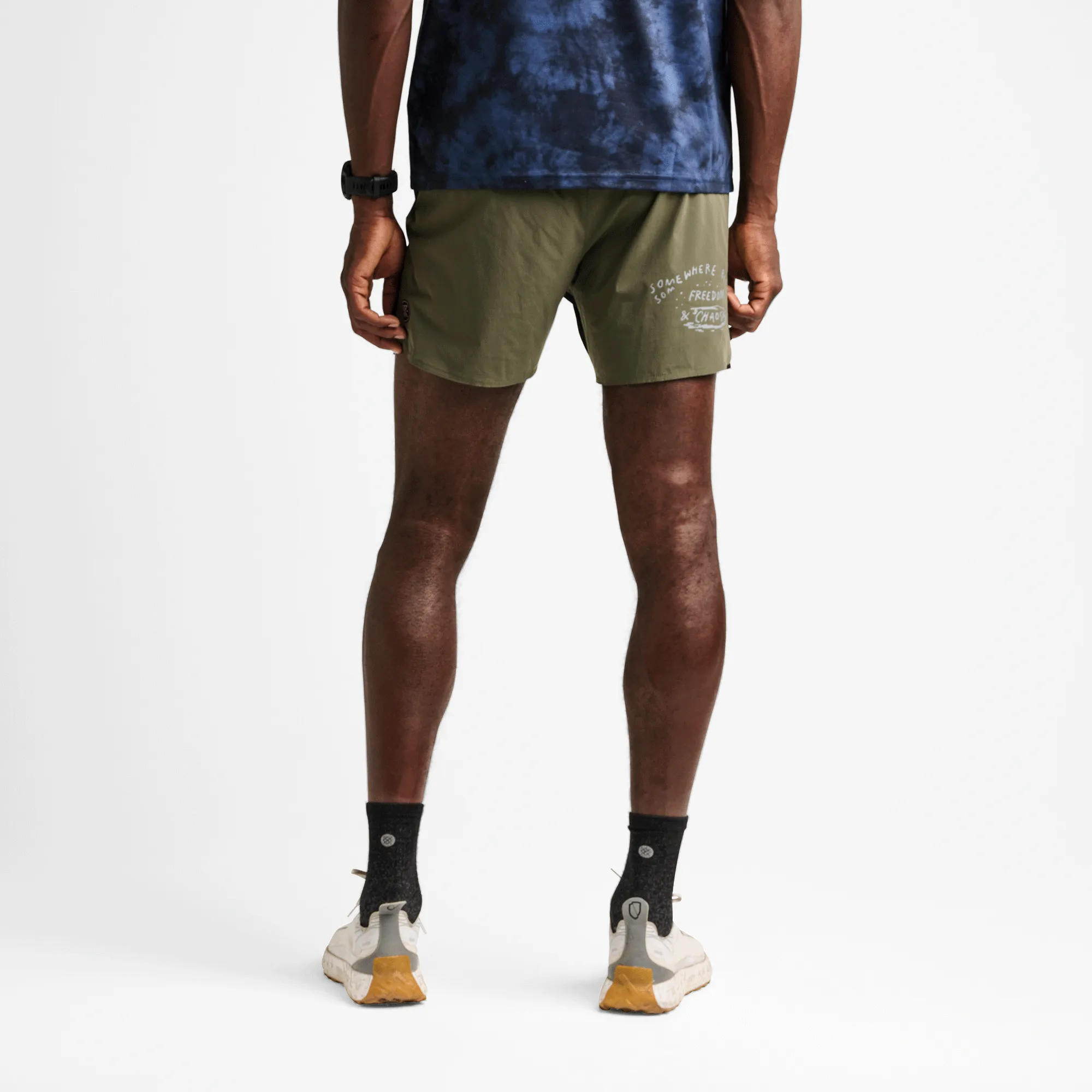 Alta Light Shorts - Black/Military sold by Roark product image thumbnail 5