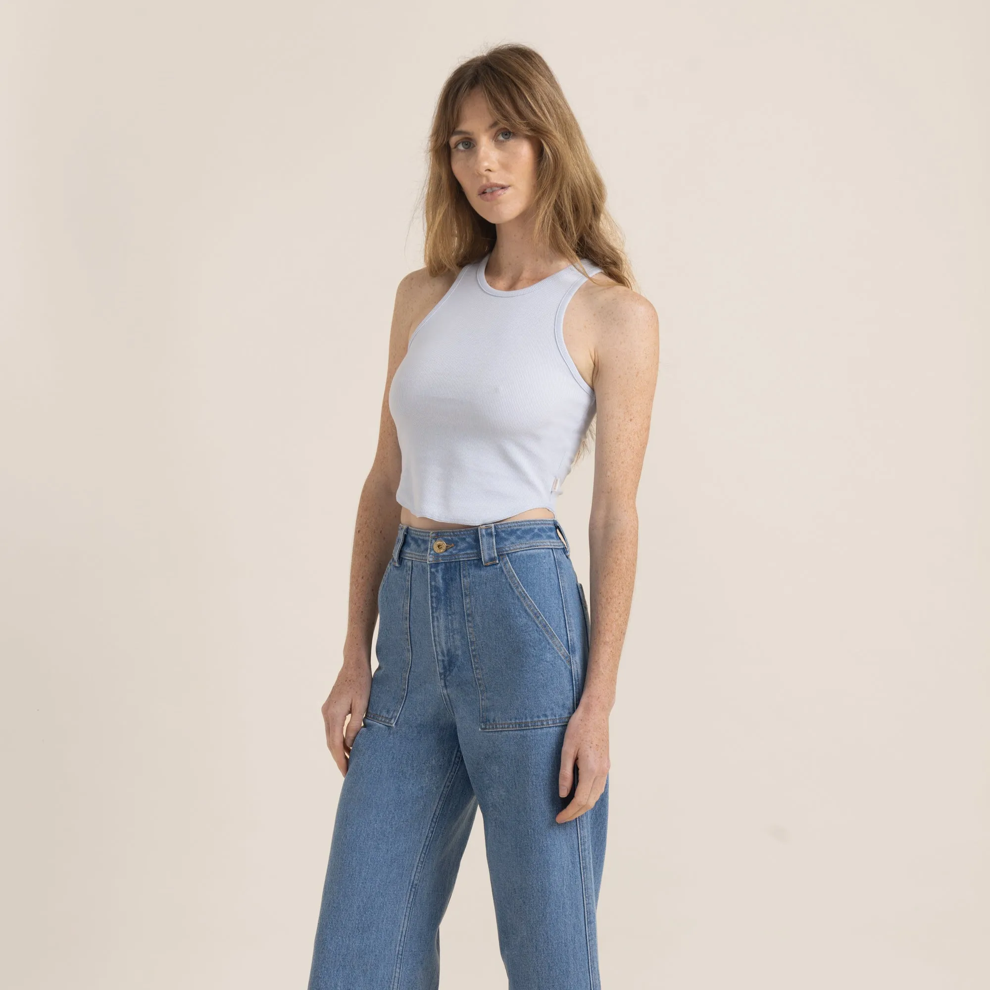 Cruiser Tank Top - Pale Sky sold by Roark product image thumbnail 4