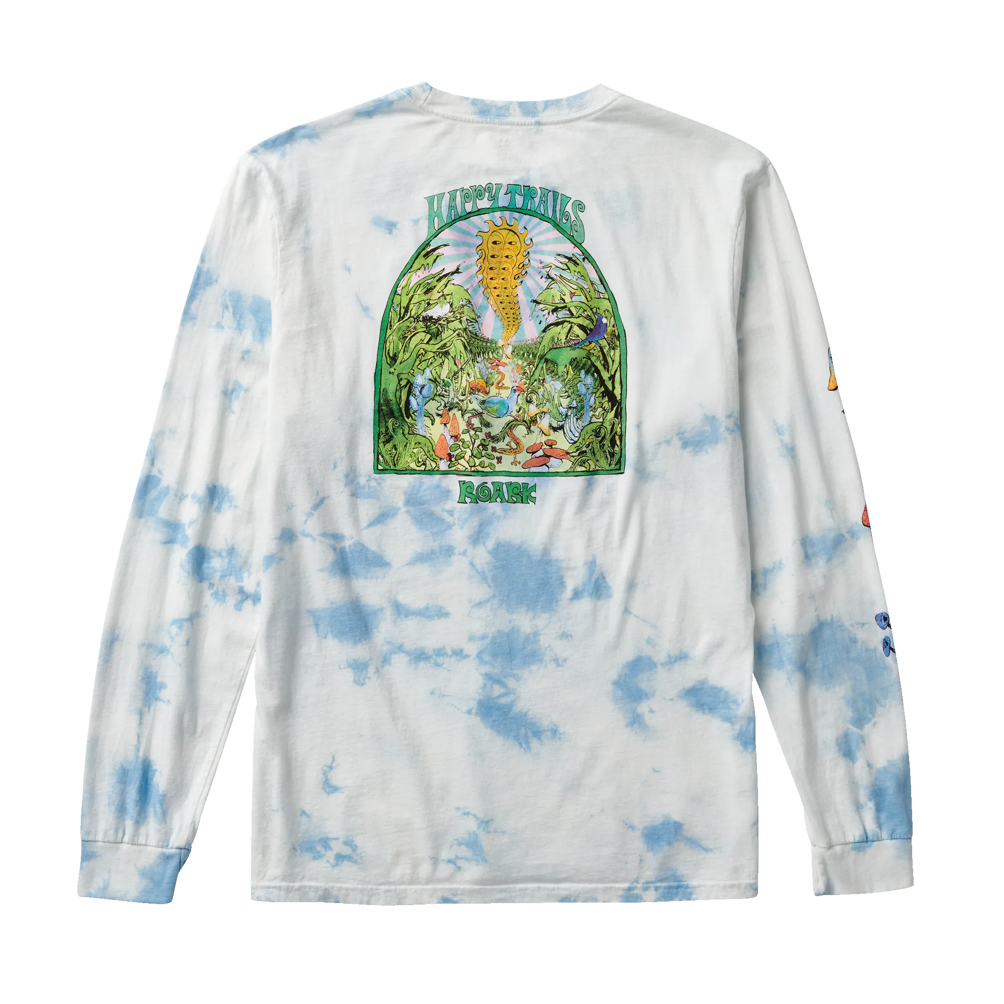 Happy Trails Long Sleeve Organic Cotton Tee - White sold by Roark