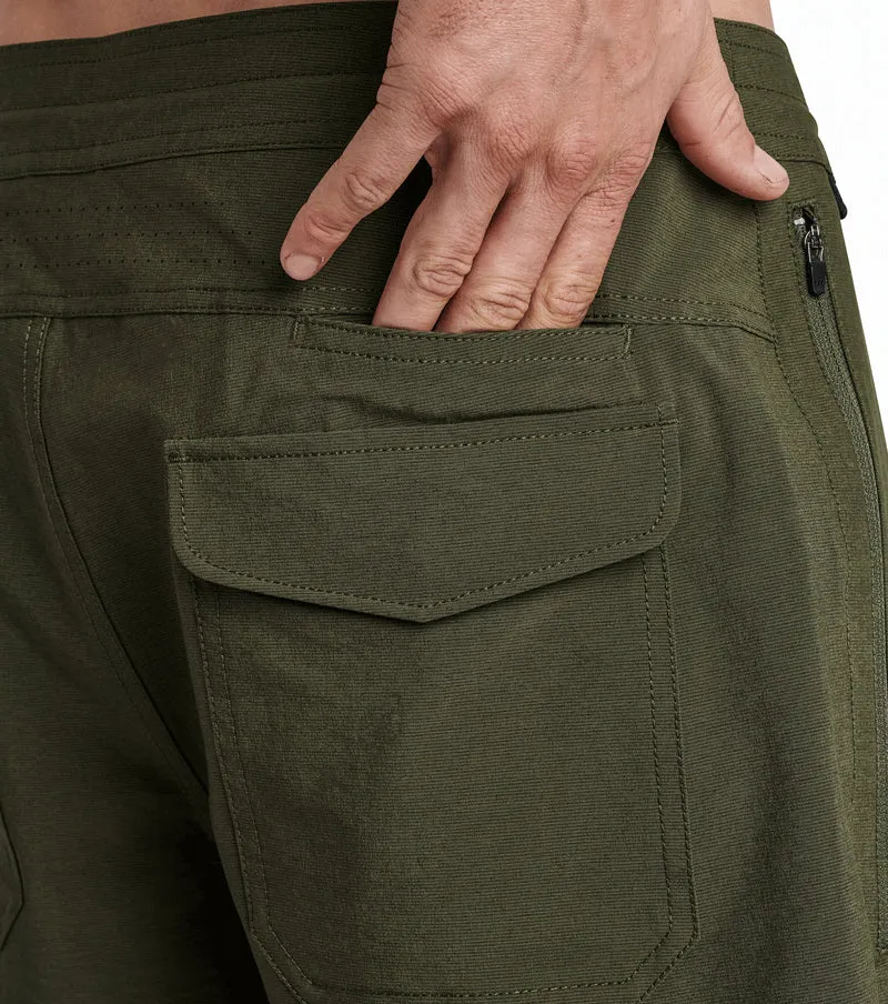 Layover Hybrid Trail Shorts 18" - Military sold by Roark product image thumbnail 5
