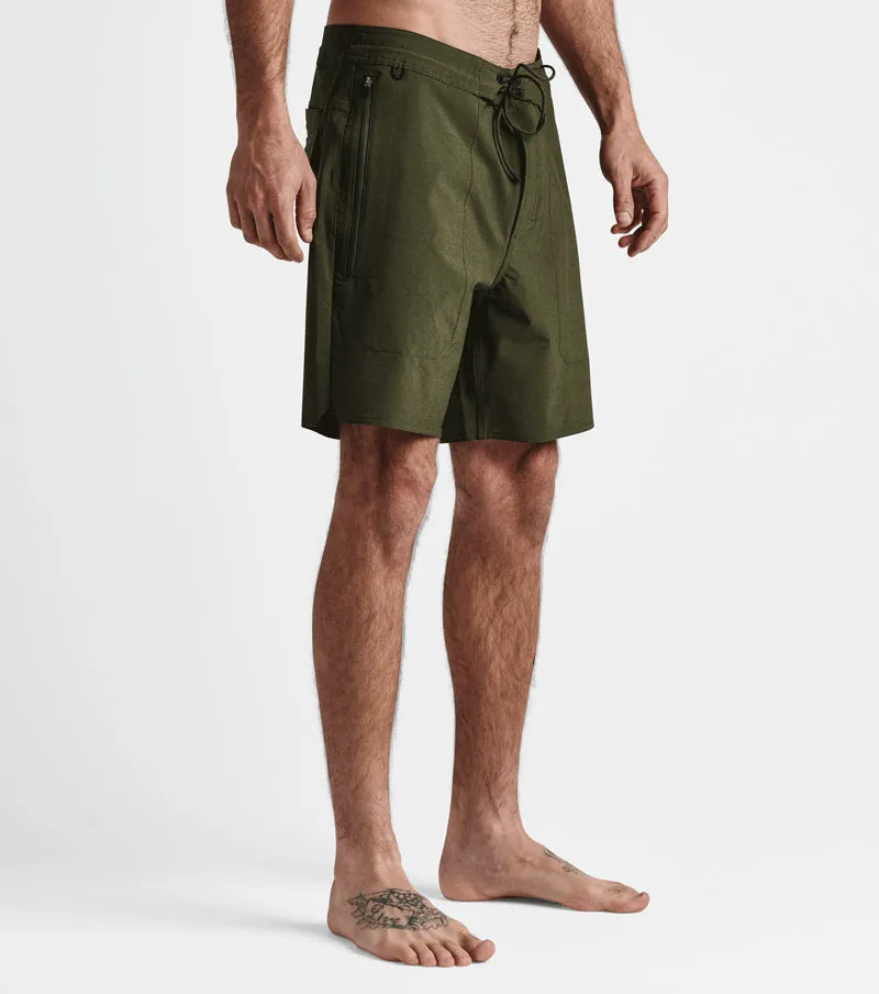 Layover Hybrid Trail Shorts 18" - Military sold by Roark product image thumbnail 3