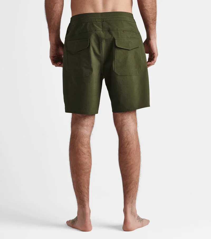 Layover Hybrid Trail Shorts 18" - Military sold by Roark product image thumbnail 4