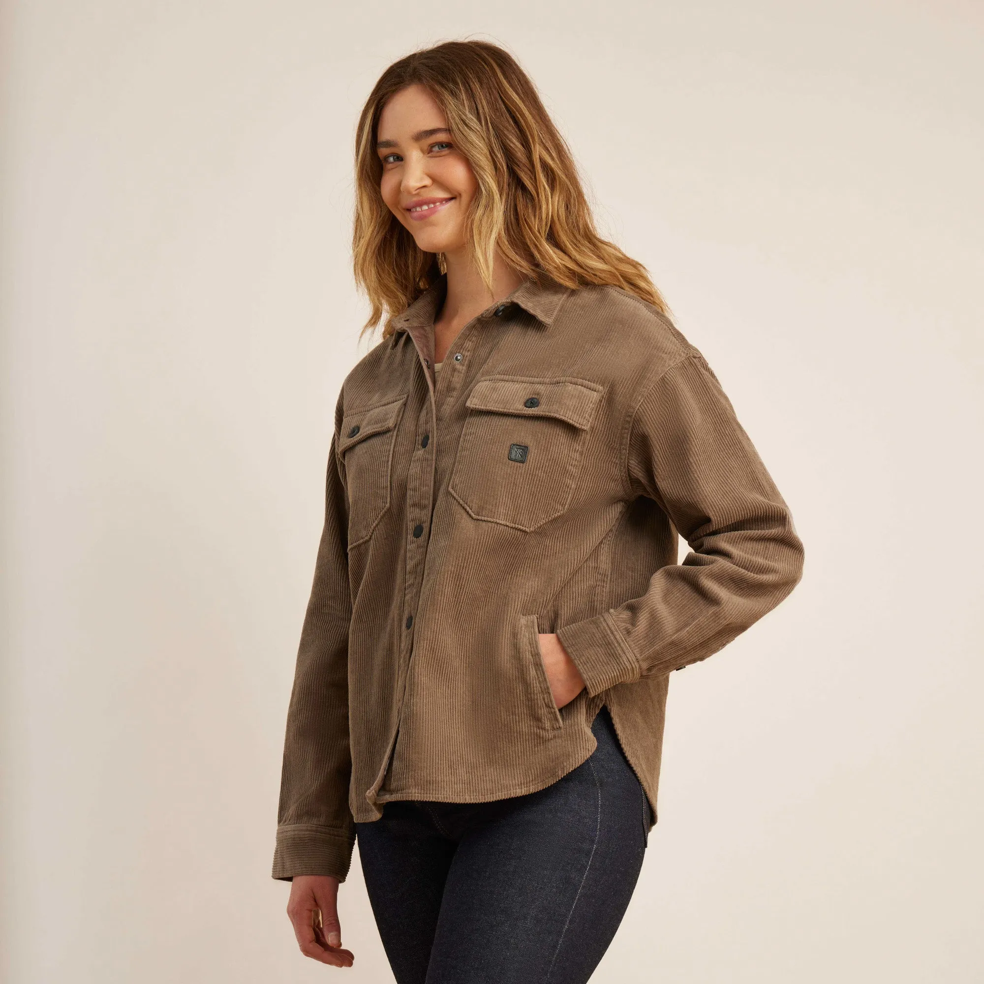 Amberley Shirt Jacket - Corduroy Mocha sold by Roark product image thumbnail 5