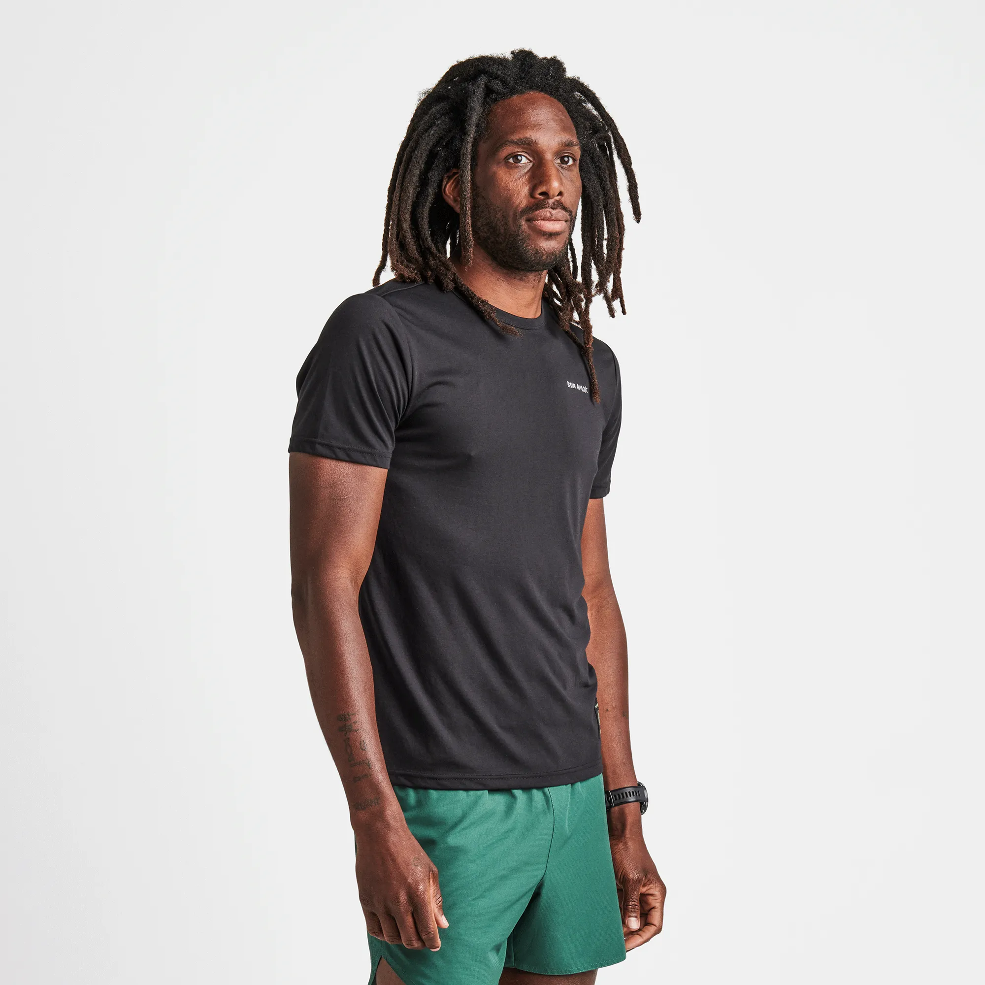 Mathis Core Short Sleeve Active Tee - Black sold by Roark product image thumbnail 4