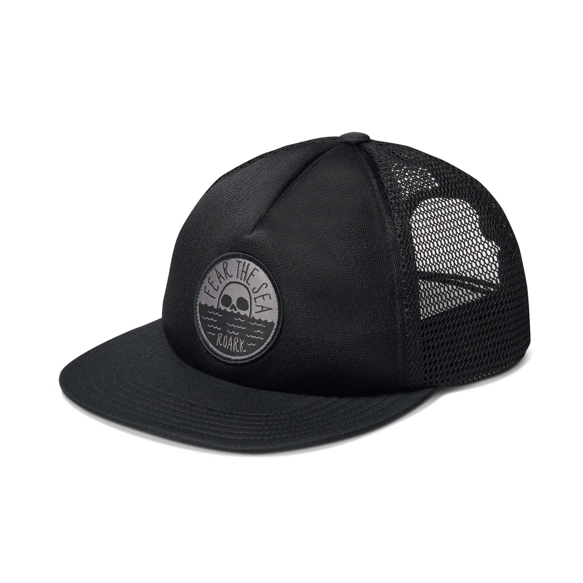 Fear The Sea Trucker Snapback Hat - Black sold by Roark product image thumbnail 3