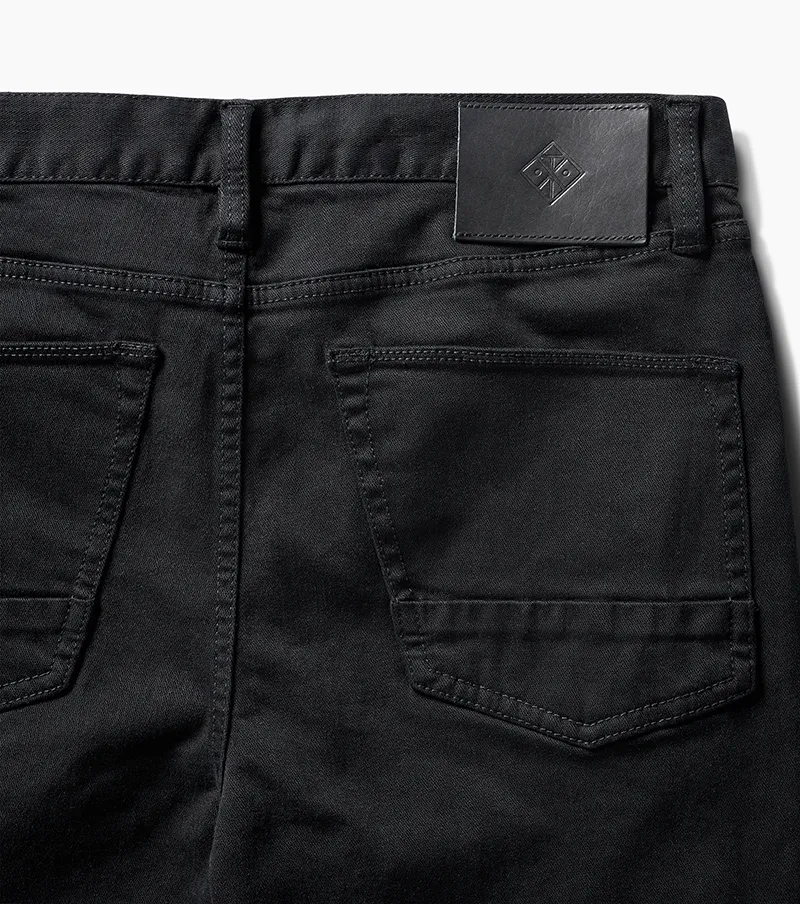 HWY 190 5-Pocket Relaxed Fit Broken Twill Denim - Black sold by Roark product image thumbnail 4