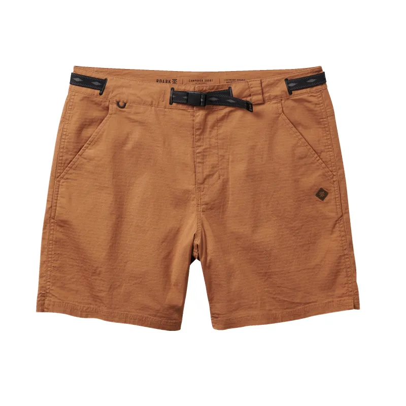 Campover Shorts 17" - Pignoli Brown sold by Roark