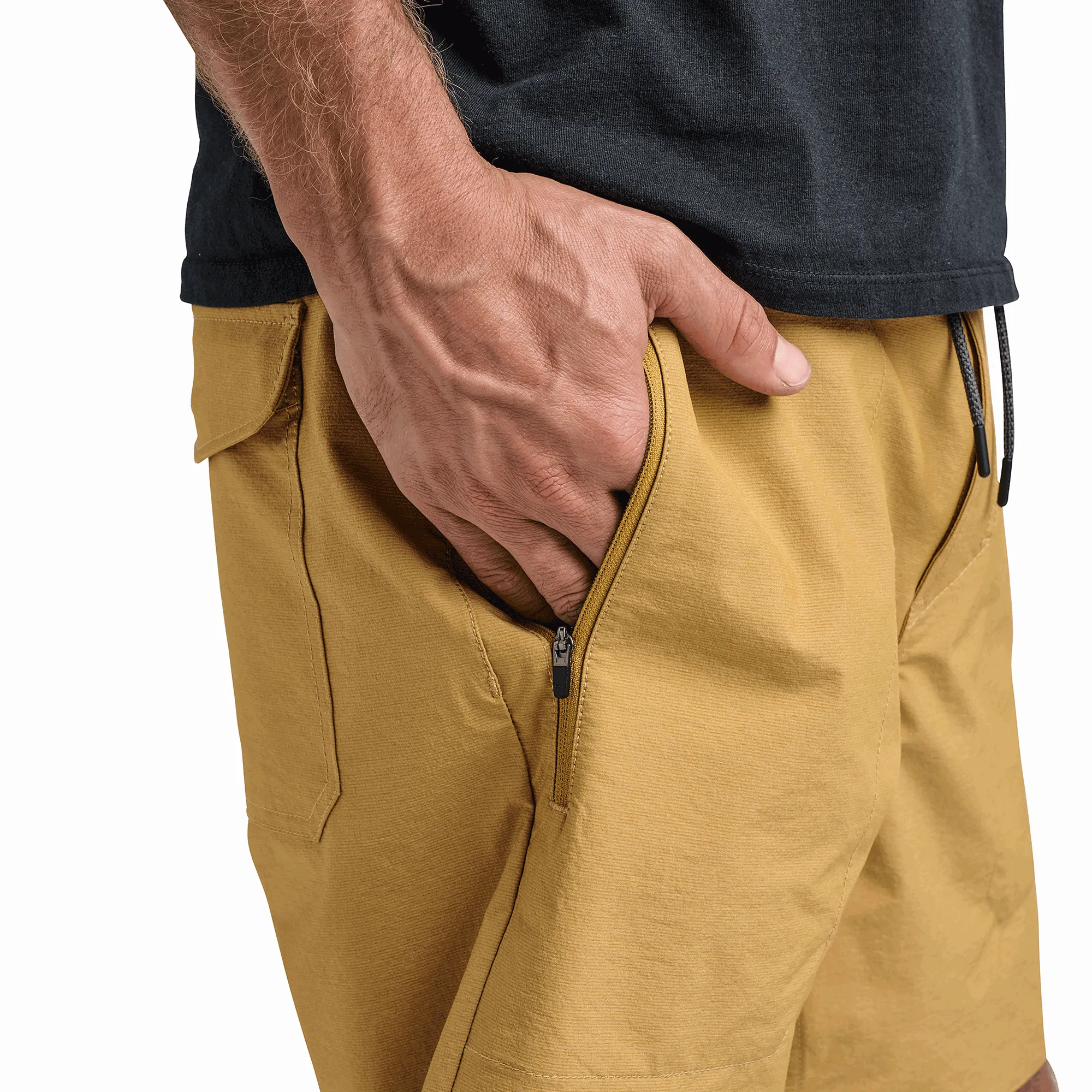 Layover Hybrid Trail Shorts 18" - Golden sold by Roark product image thumbnail 5
