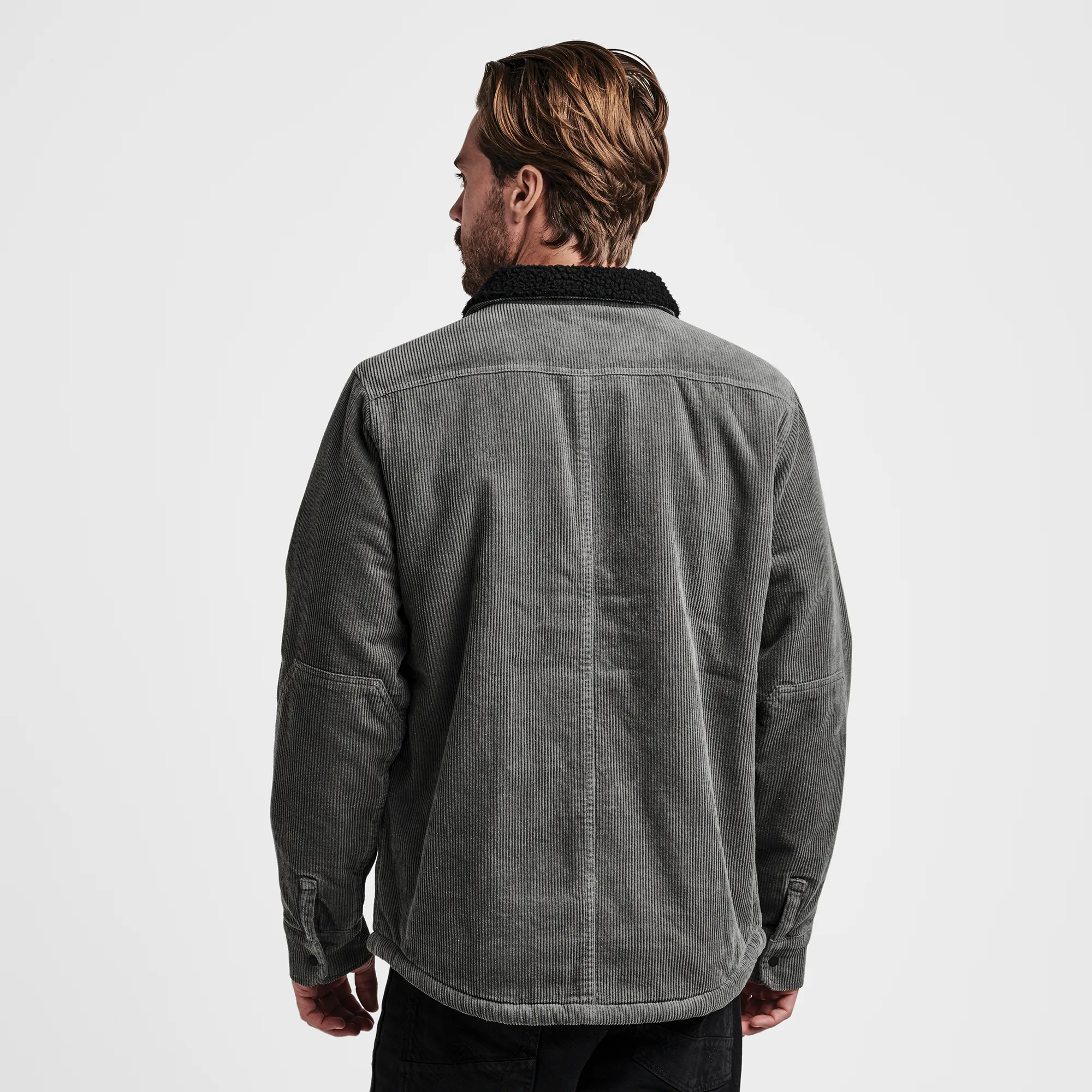 Hebrides Jacket - Corduroy Charcoal sold by Roark product image thumbnail 3
