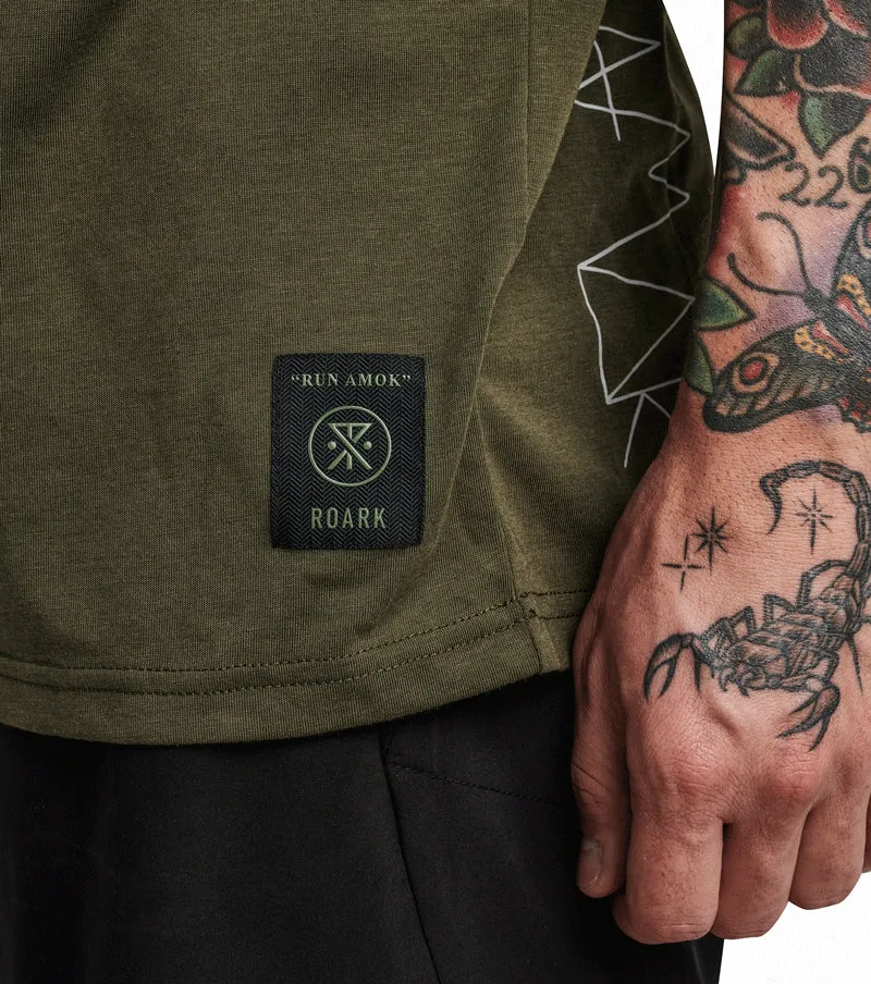 Mathis Short Sleeve Tee - Freedom And Chaos Military sold by Roark product image thumbnail 5