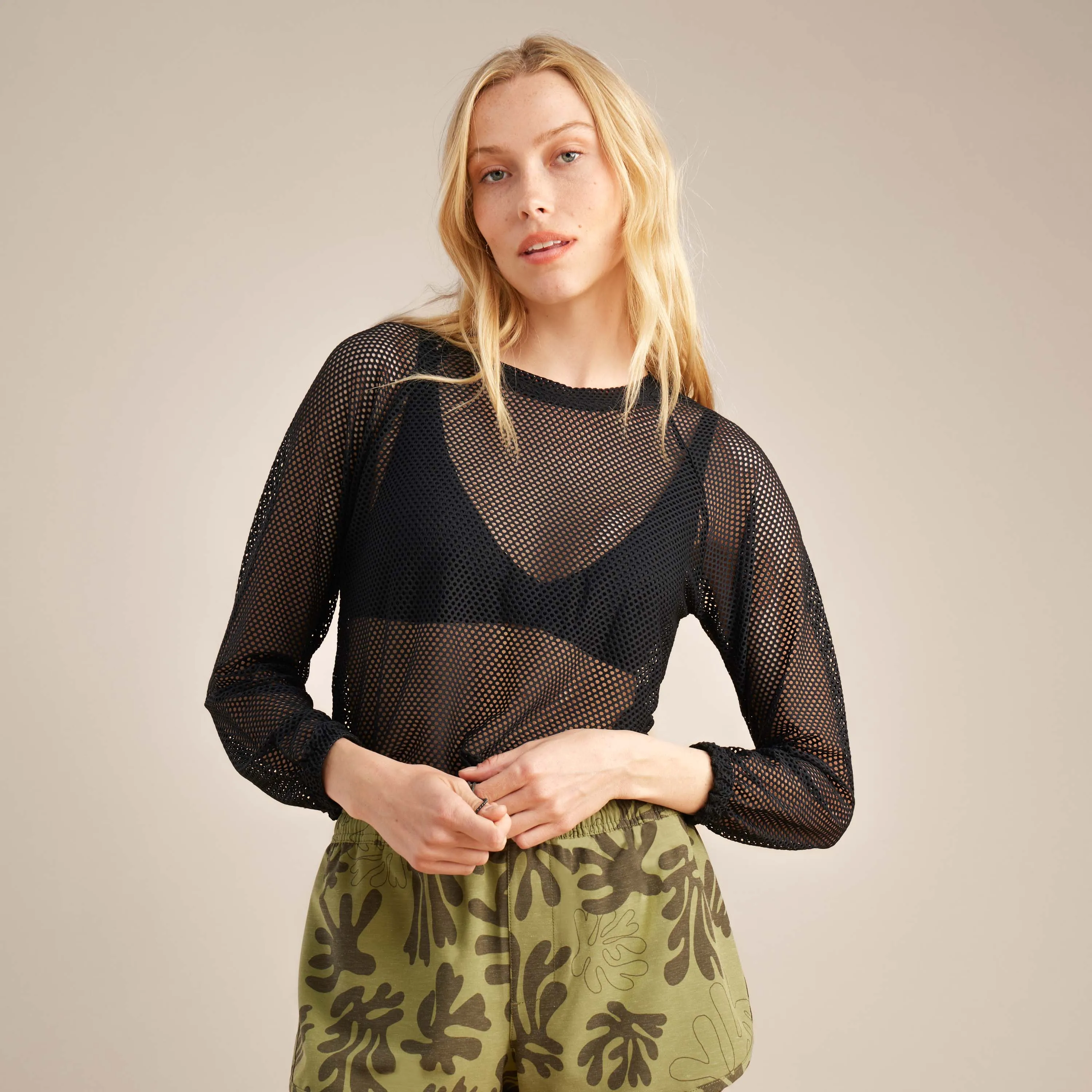 Flora Long Sleeve Top - Black sold by Roark product image thumbnail 3