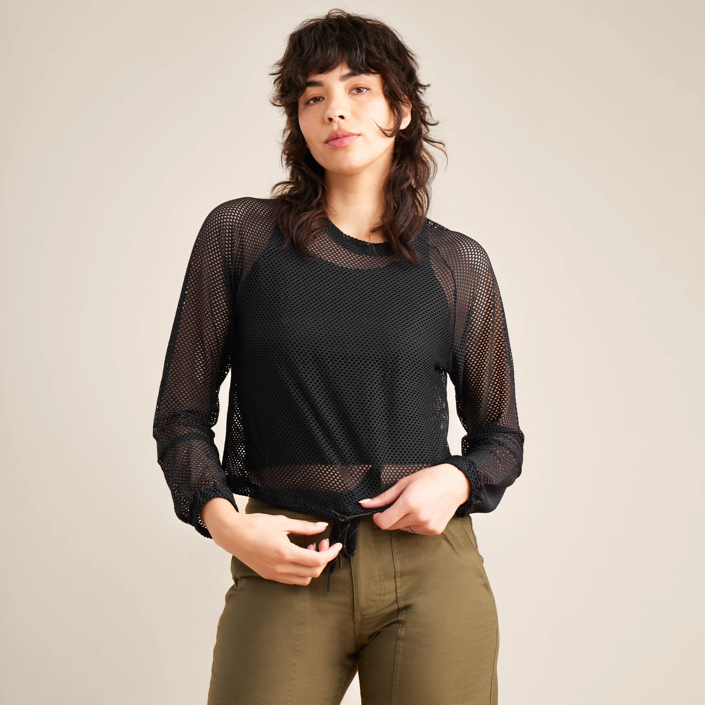 Flora Long Sleeve Top - Black sold by Roark product image thumbnail 5
