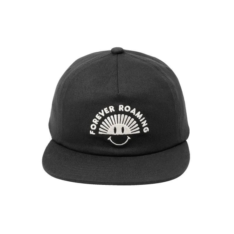 Layover Strapback Hat - Black / Grey sold by Roark