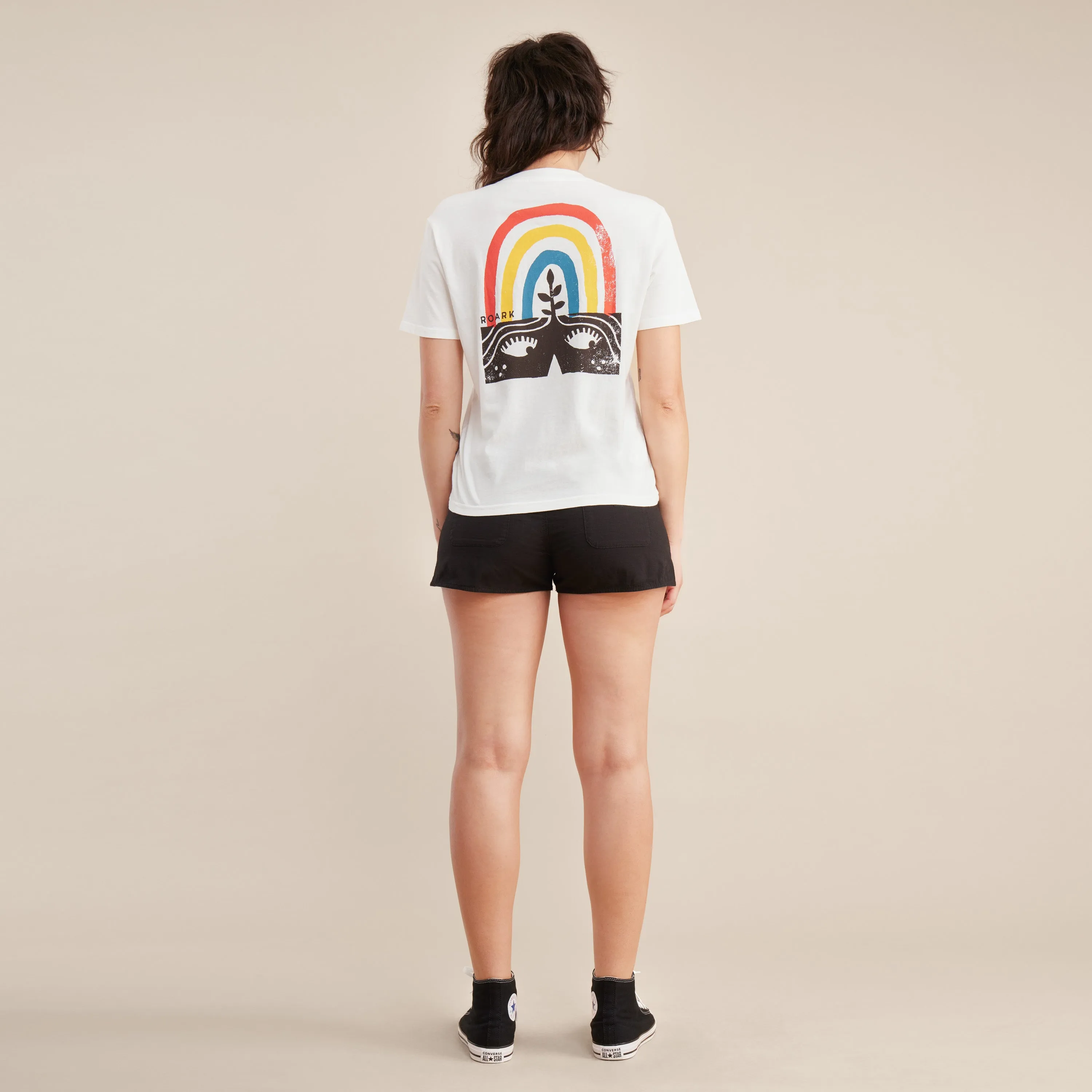 Rainbow Premium Tee - Off White sold by Roark product image thumbnail 5