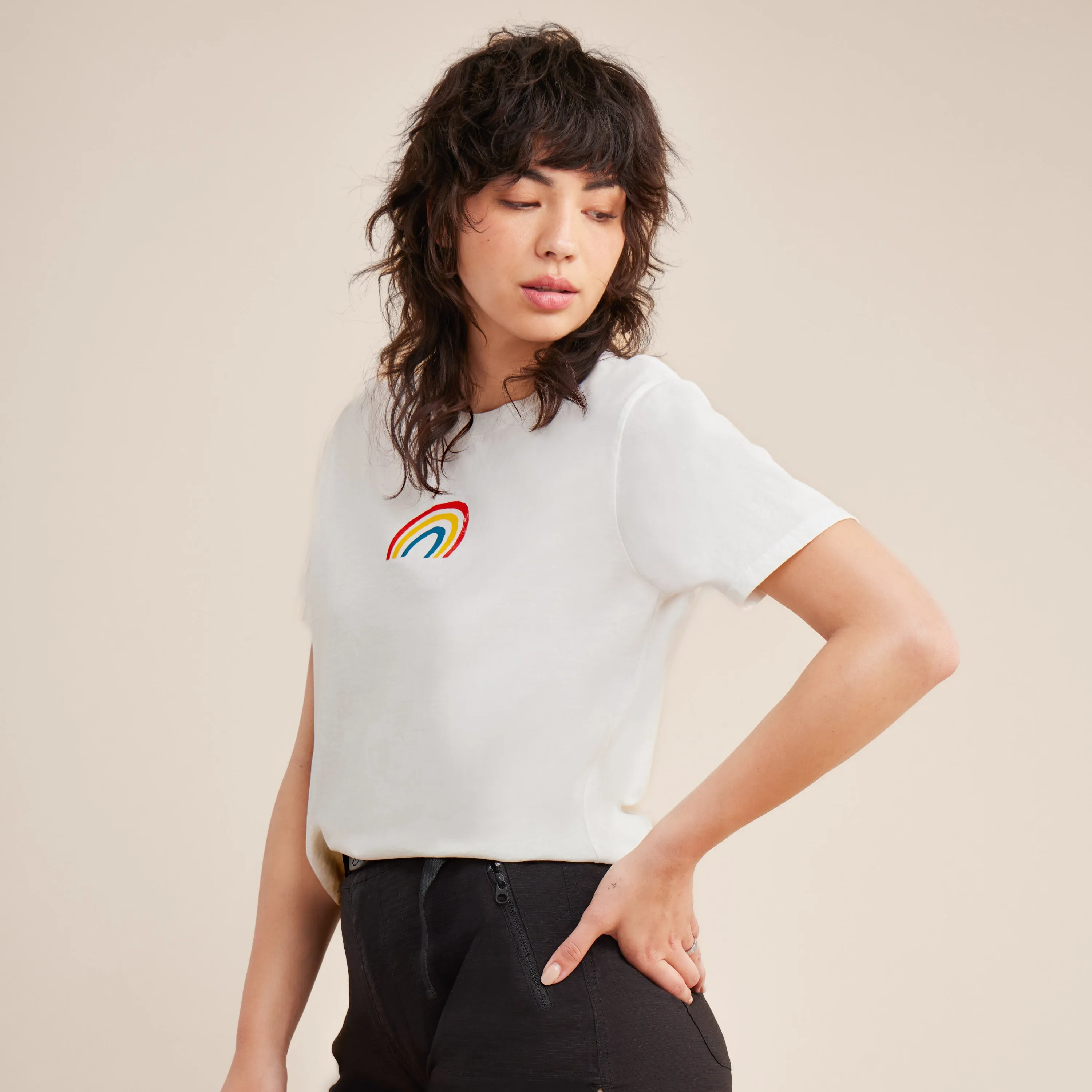 Rainbow Premium Tee - Off White sold by Roark product image thumbnail 3