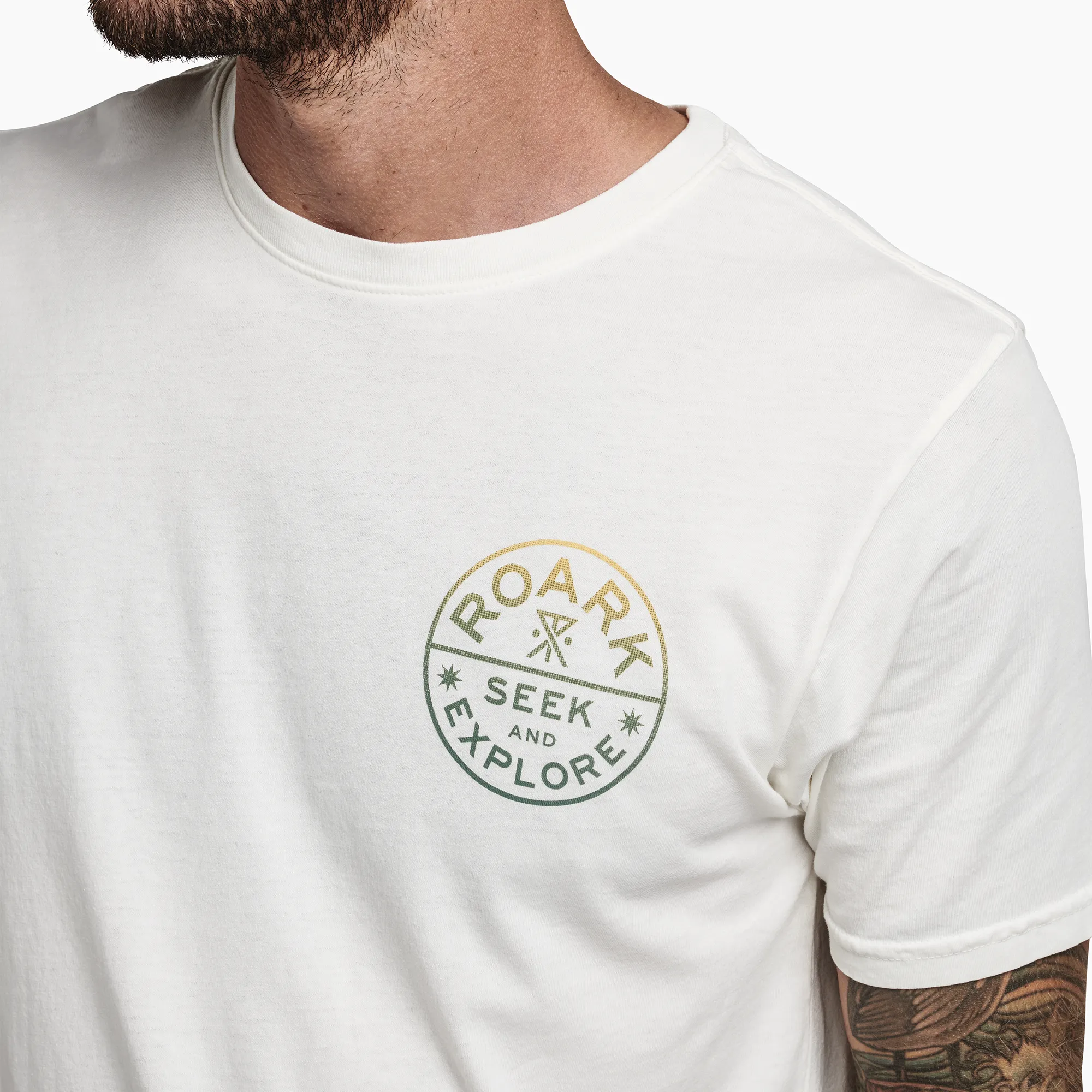 Seek And Explore Premium Tee - Off White sold by Roark product image thumbnail 2