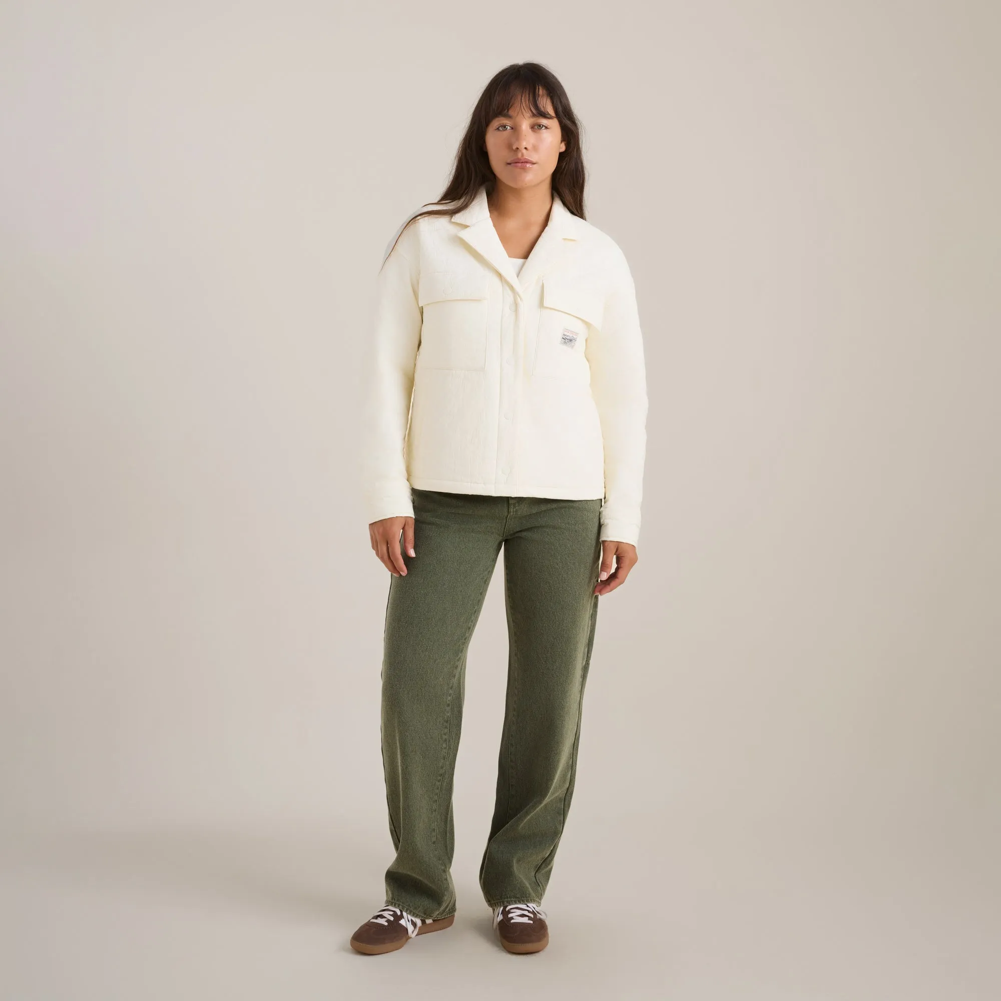 Passport Plush Jacket - White Wolf sold by Roark