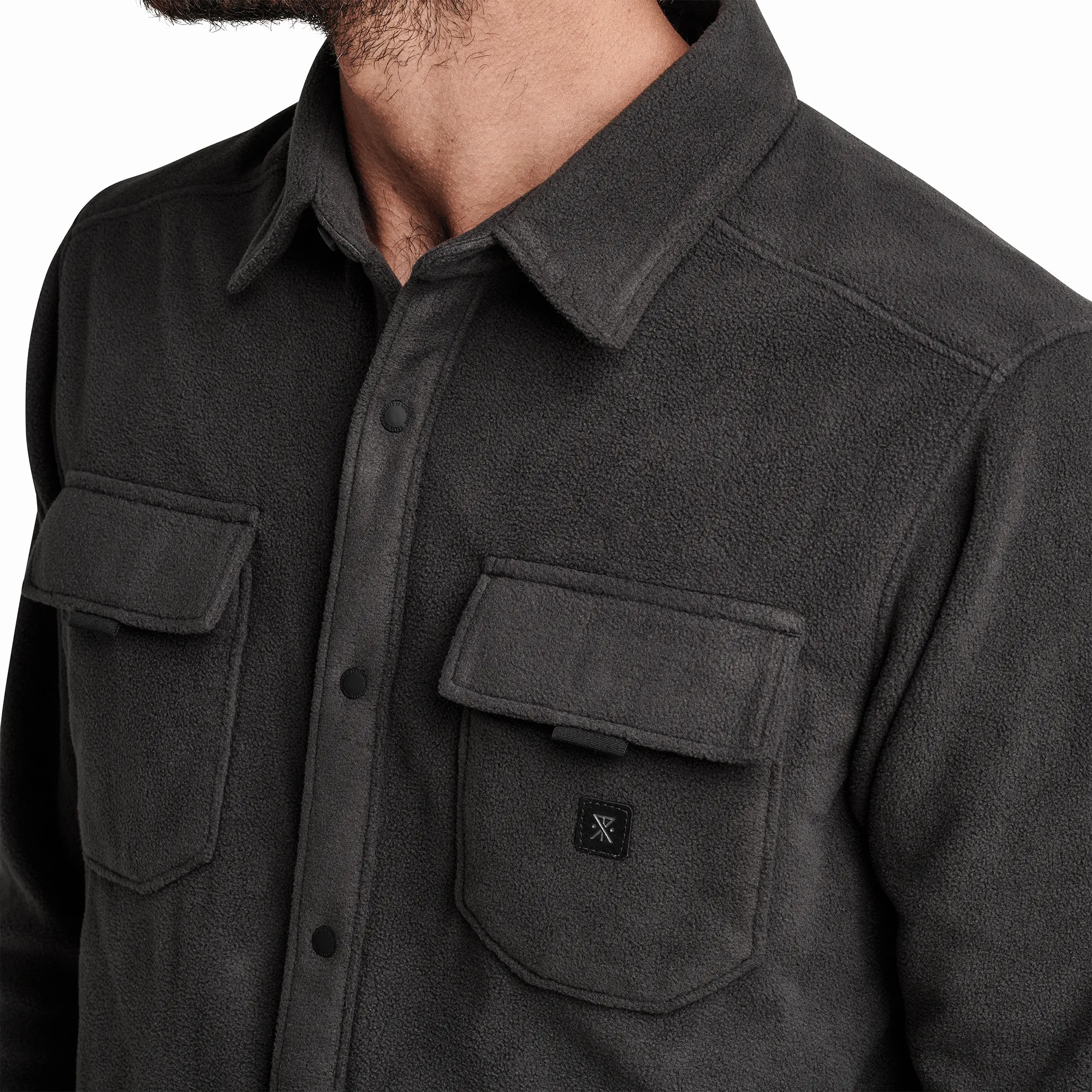 Diablo Polar Long Sleeve Flannel - Charcoal sold by Roark product image thumbnail 5