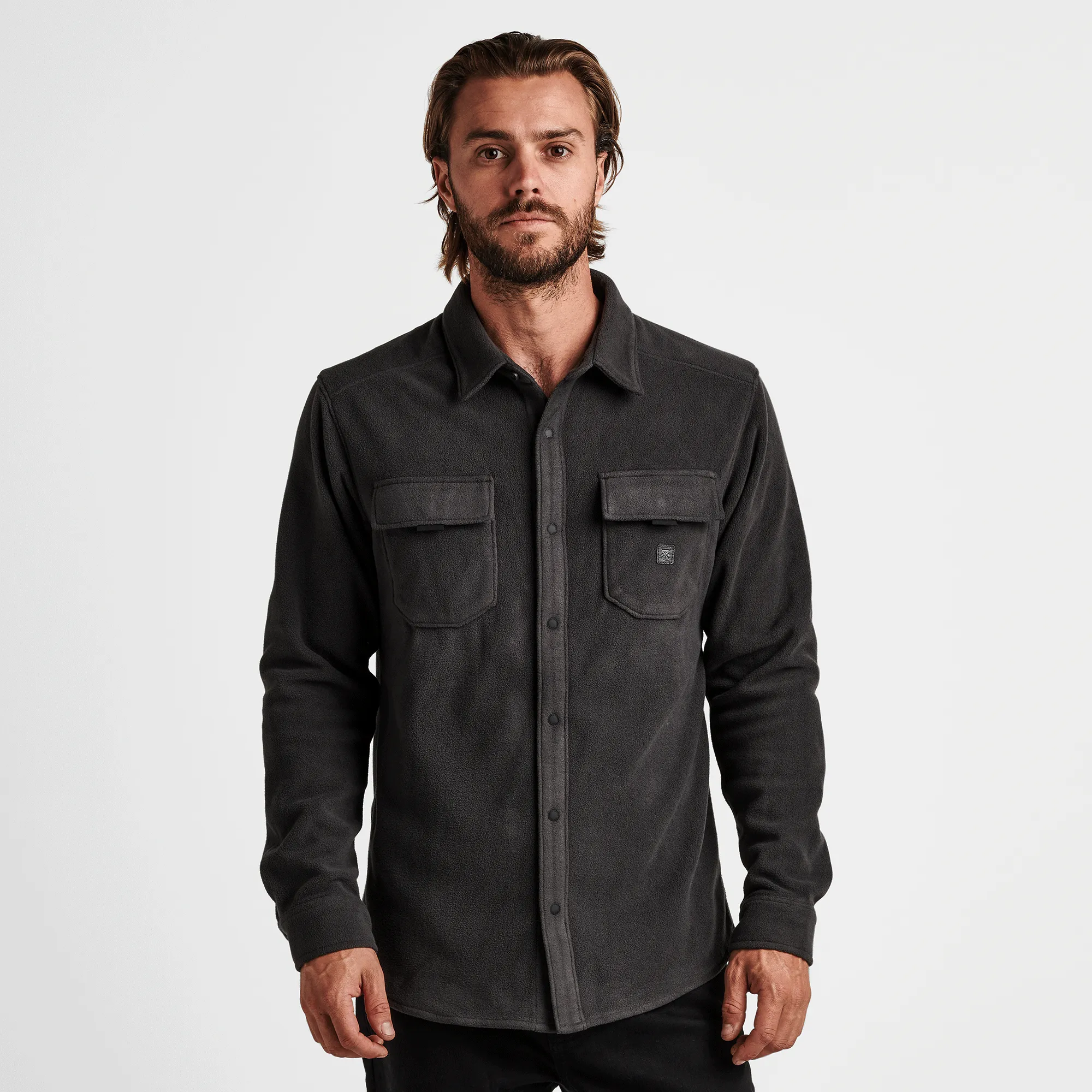 Diablo Polar Long Sleeve Flannel - Charcoal sold by Roark product image thumbnail 2