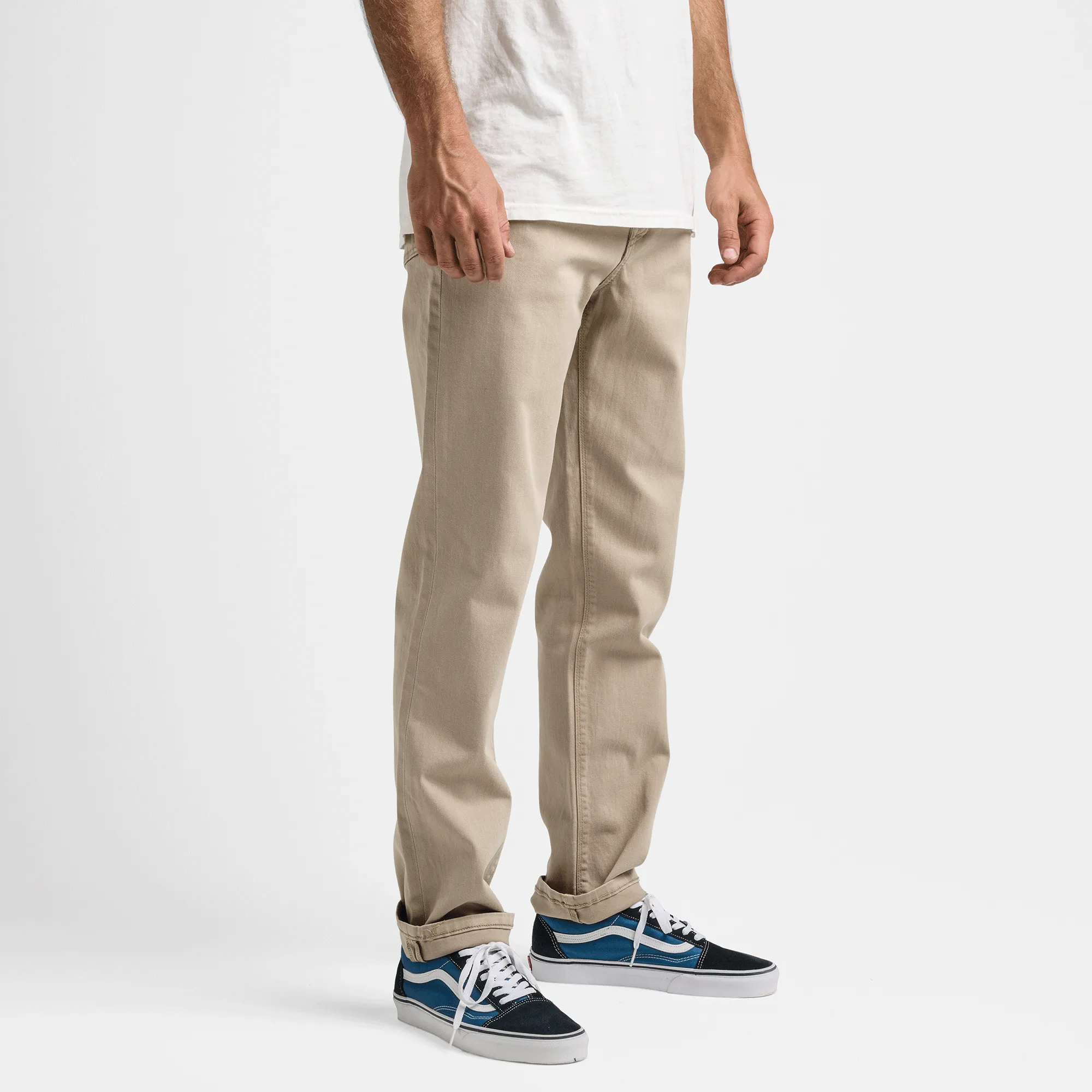 HWY 128 Straight Fit Broken Twill Jeans - Desert Khaki sold by Roark product image thumbnail 4