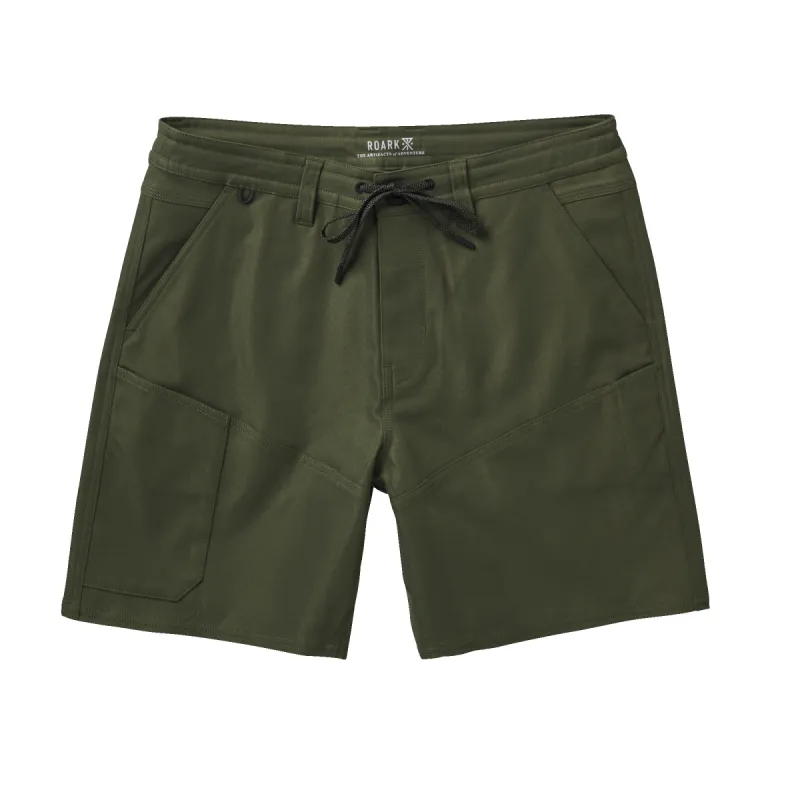 Explorer Long Road Shorts 18" - Dark Military sold by Roark