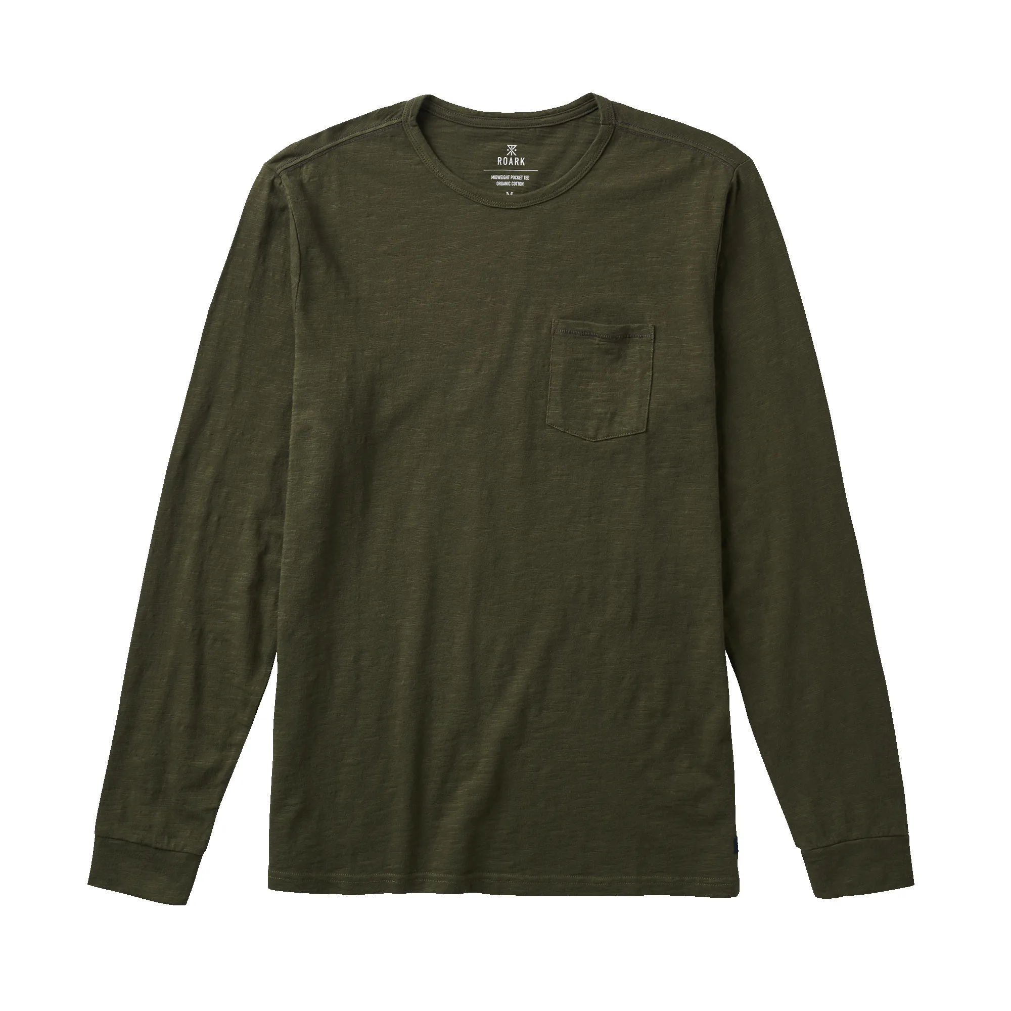 Well Worn Midweight Organic Tee - Dark Military sold by Roark