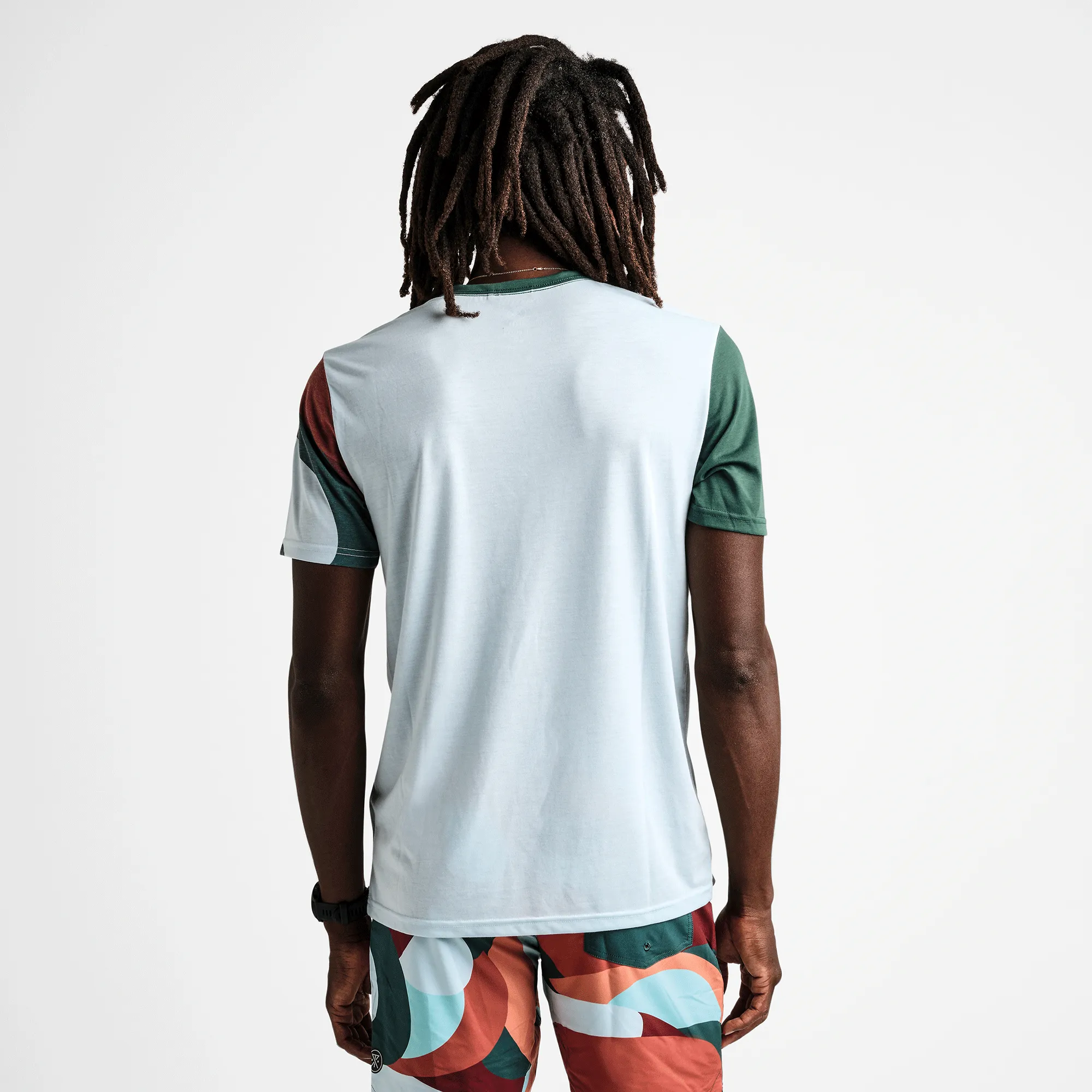 Mathis Pocket Short Sleeve Active Tee - Ice Blue sold by Roark product image thumbnail 3