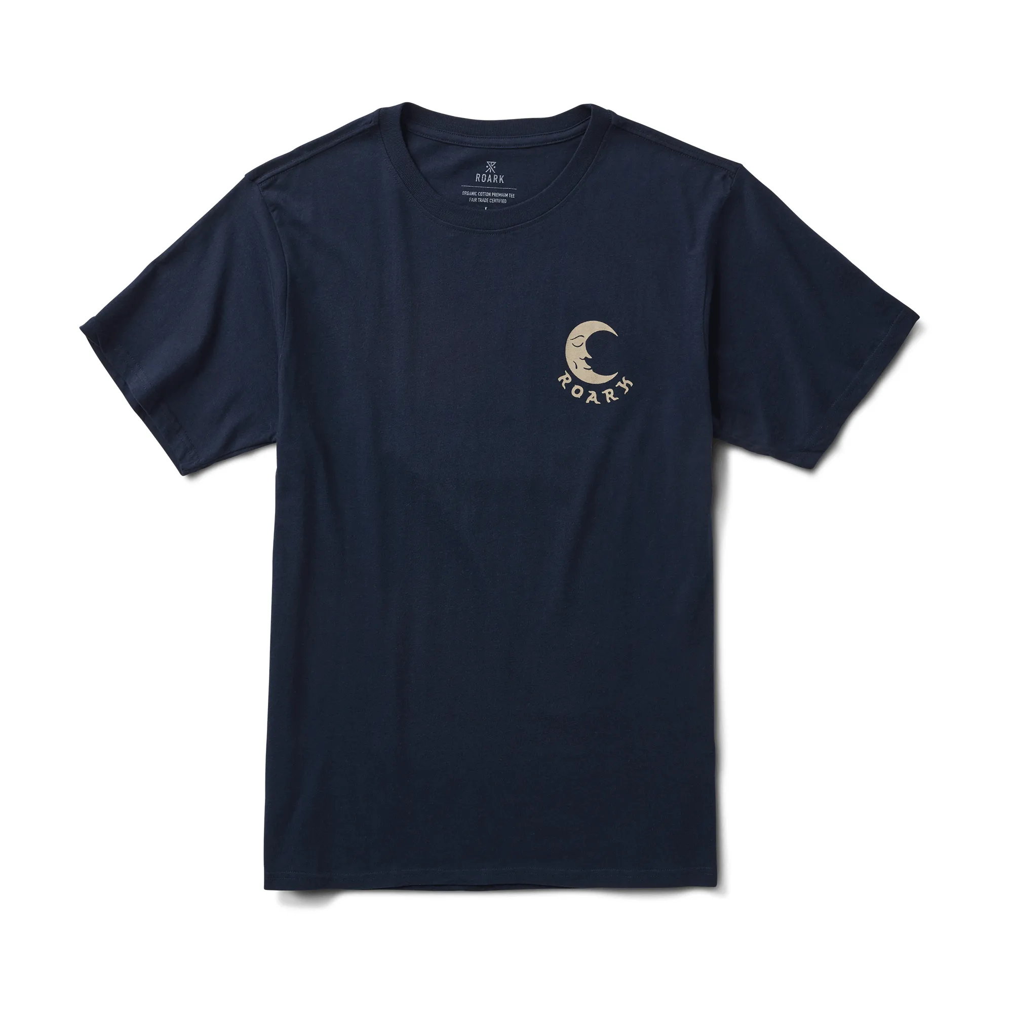 Natural Light Organic Cotton Tee - Navy sold by Roark product image thumbnail 5