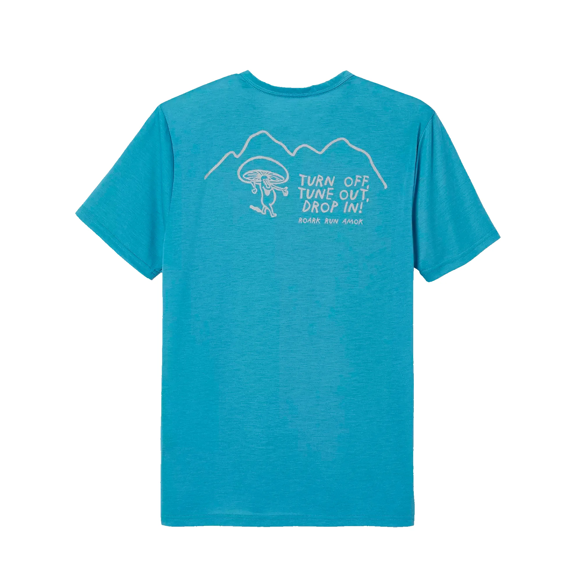 Mathis Short Sleeve Tee - Tuned Out Turquoise sold by Roark product image thumbnail 5