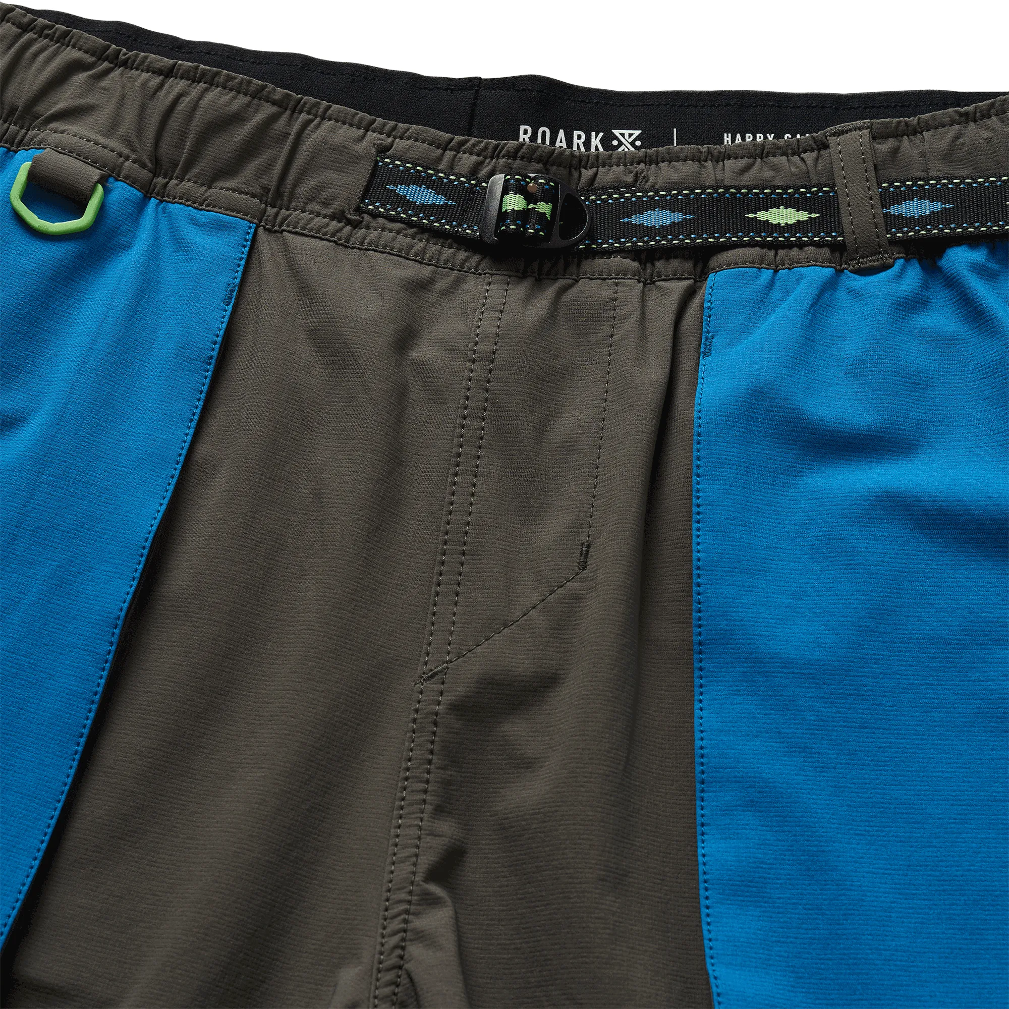 Happy Camper Shorts 16" - Charcoal sold by Roark product image thumbnail 3