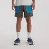 Happy Camper Shorts 16" - Charcoal sold by Roark