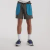 Happy Camper Shorts 16" - Charcoal sold by Roark