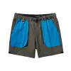 Happy Camper Shorts 16" - Charcoal sold by Roark