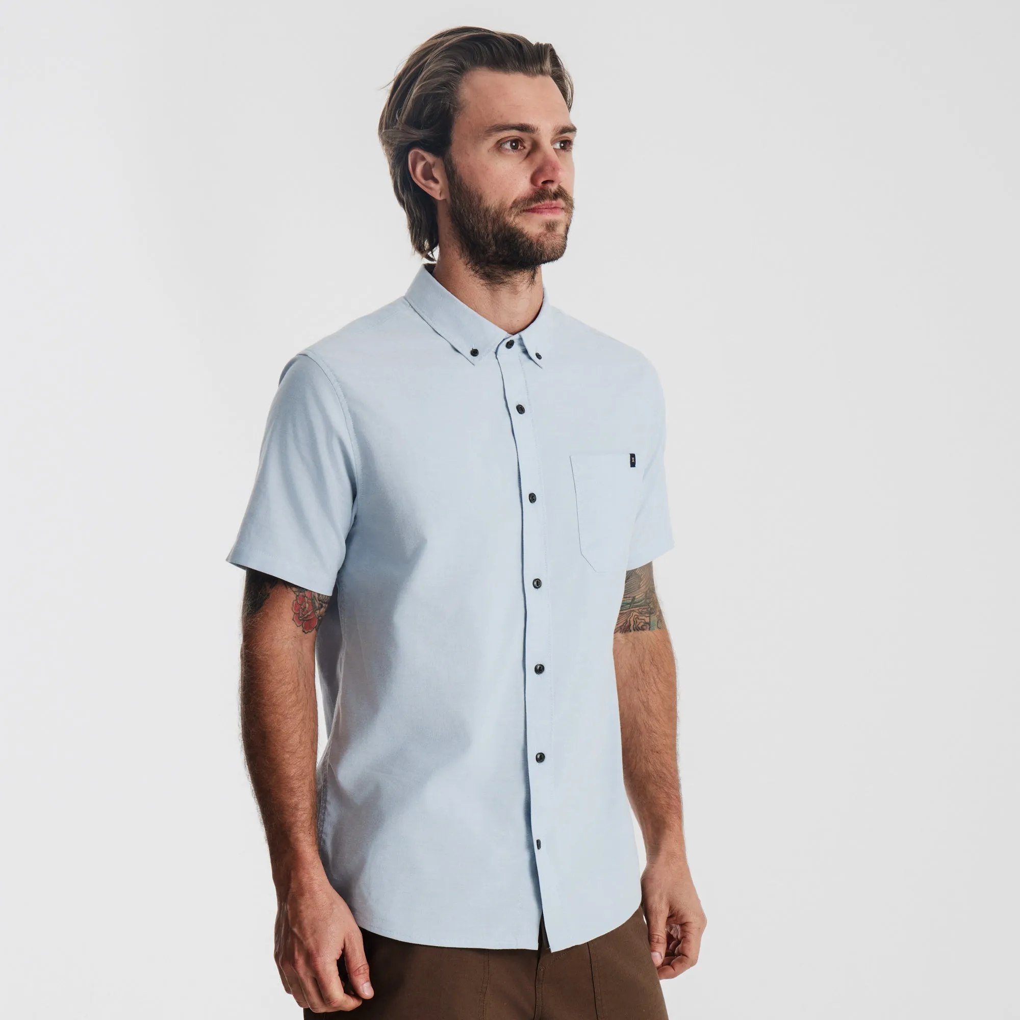 Scholar Stretch Shirt - Cascata sold by Roark product image thumbnail 3