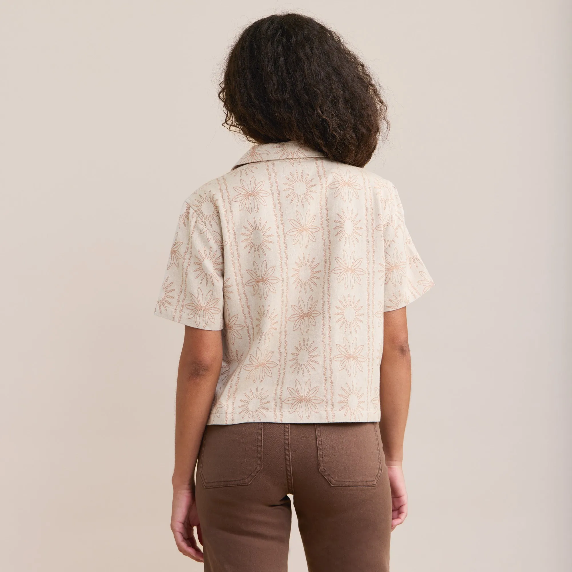 Idle Jacquard Shirt - Bone sold by Roark product image thumbnail 2