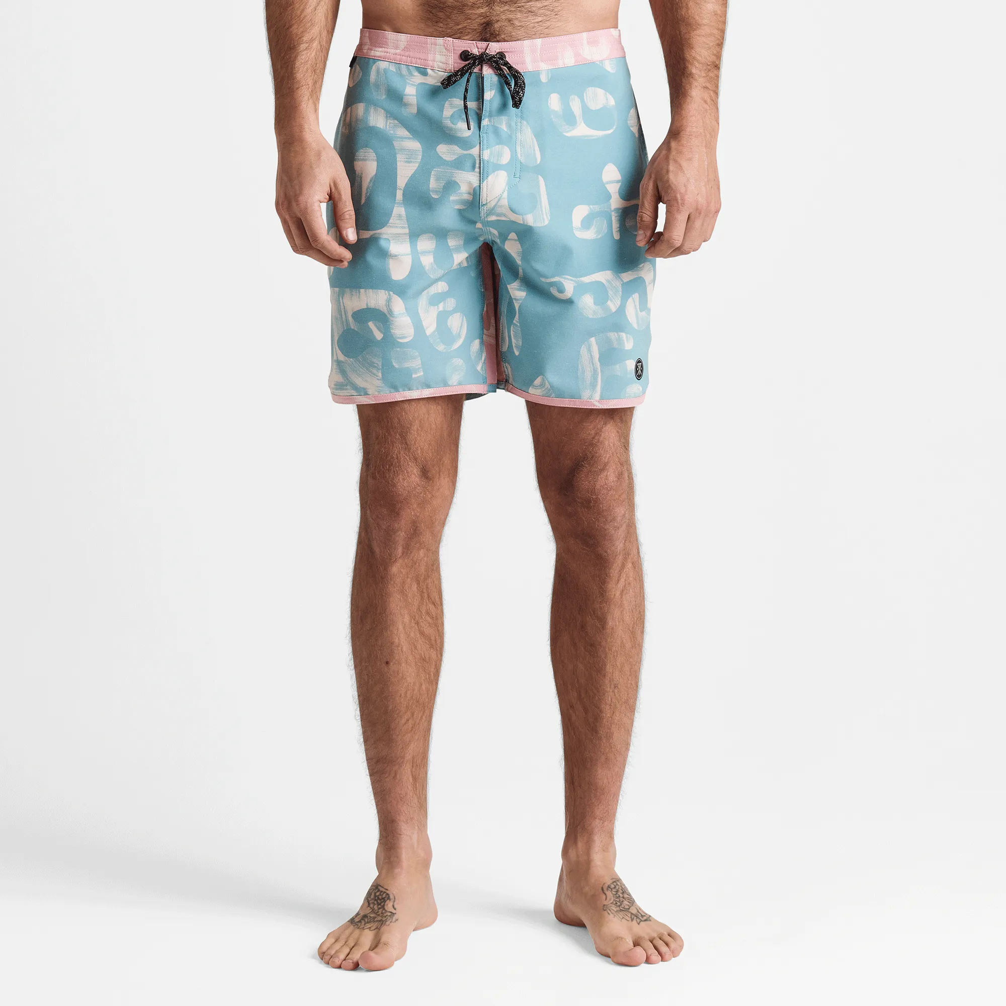Chiller Boardshorts 17" - Batik Aqua Blue sold by Roark product image thumbnail 2
