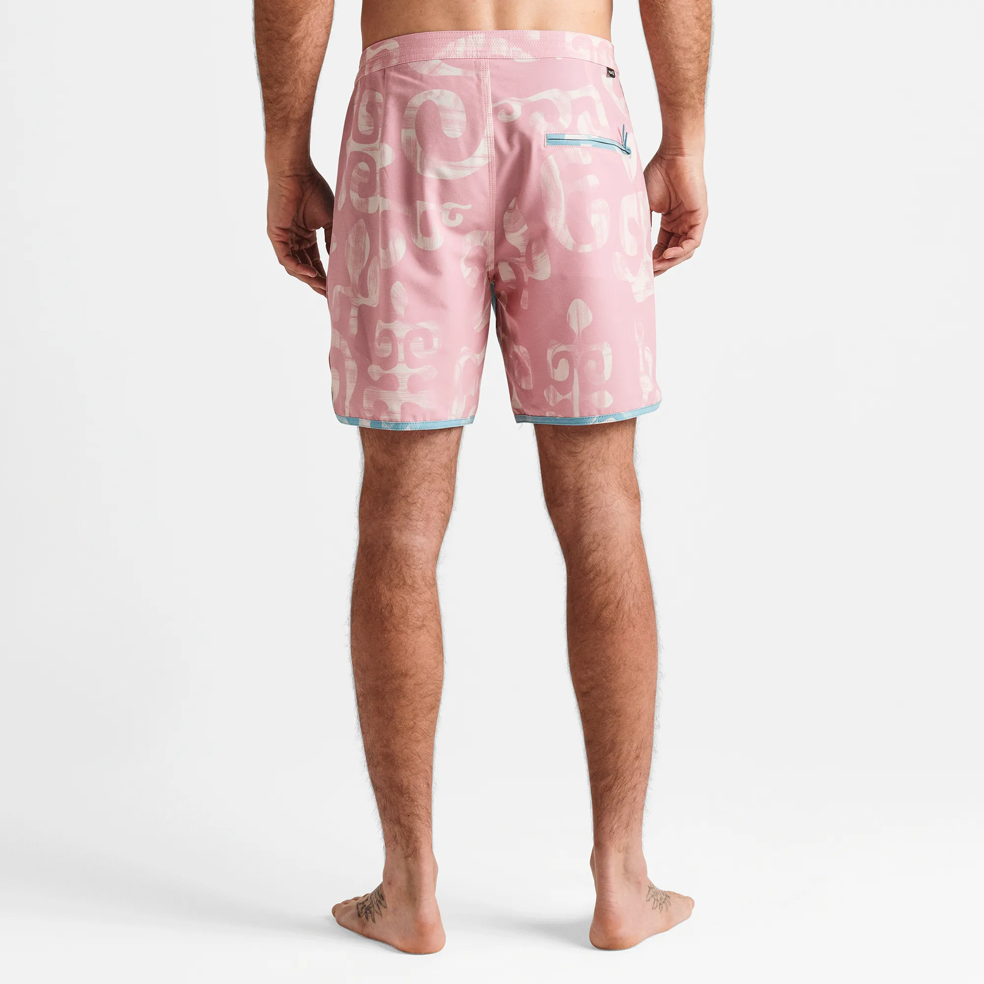 Chiller Boardshorts 17" - Batik Aqua Blue sold by Roark product image thumbnail 4
