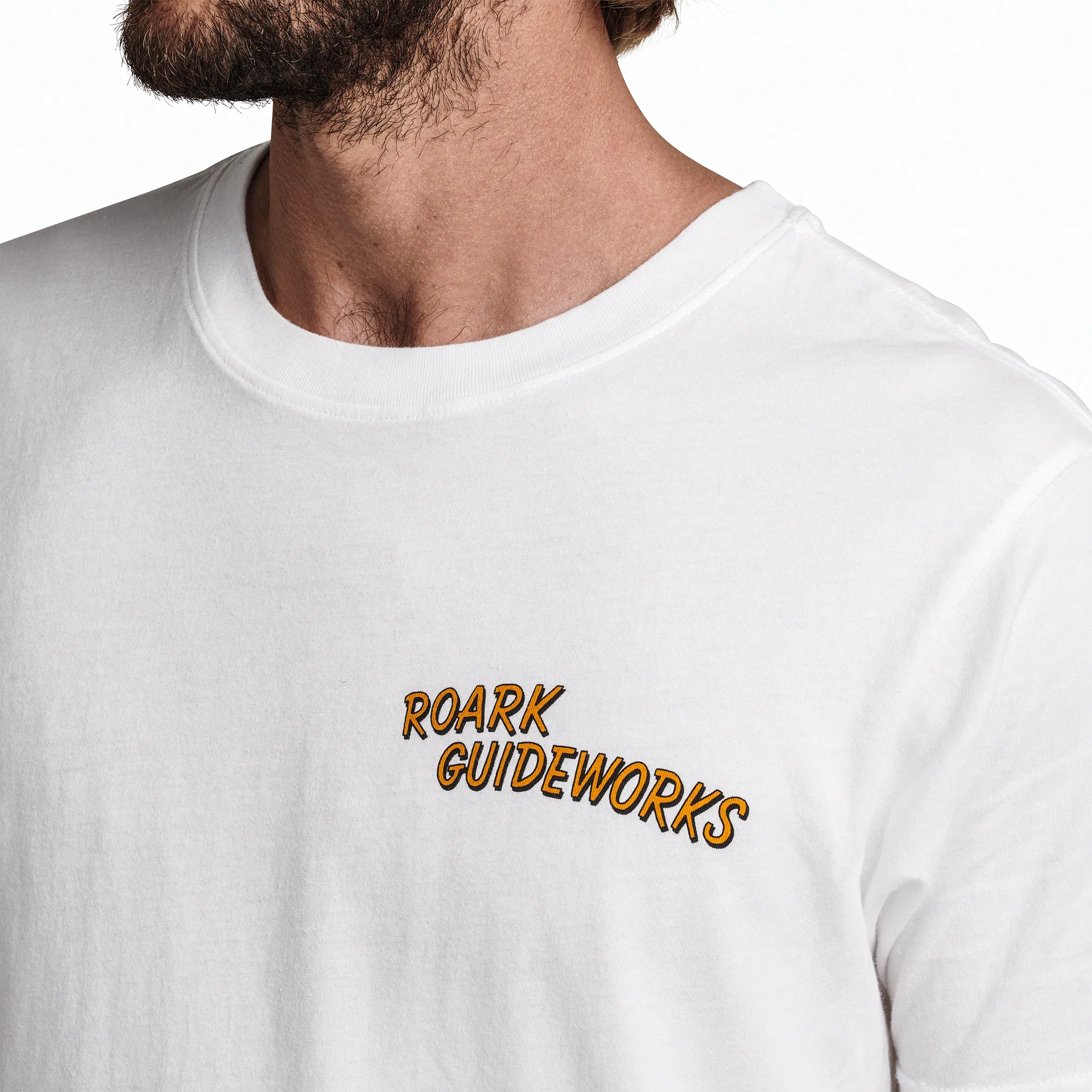 Tiki Tour Organic Cotton Tee - White sold by Roark product image thumbnail 4