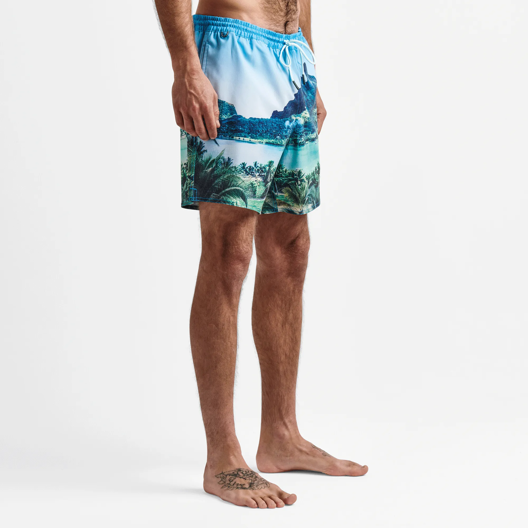 Shorey Trunks 16" - Hinano Sun God Light Blue sold by Roark product image thumbnail 4
