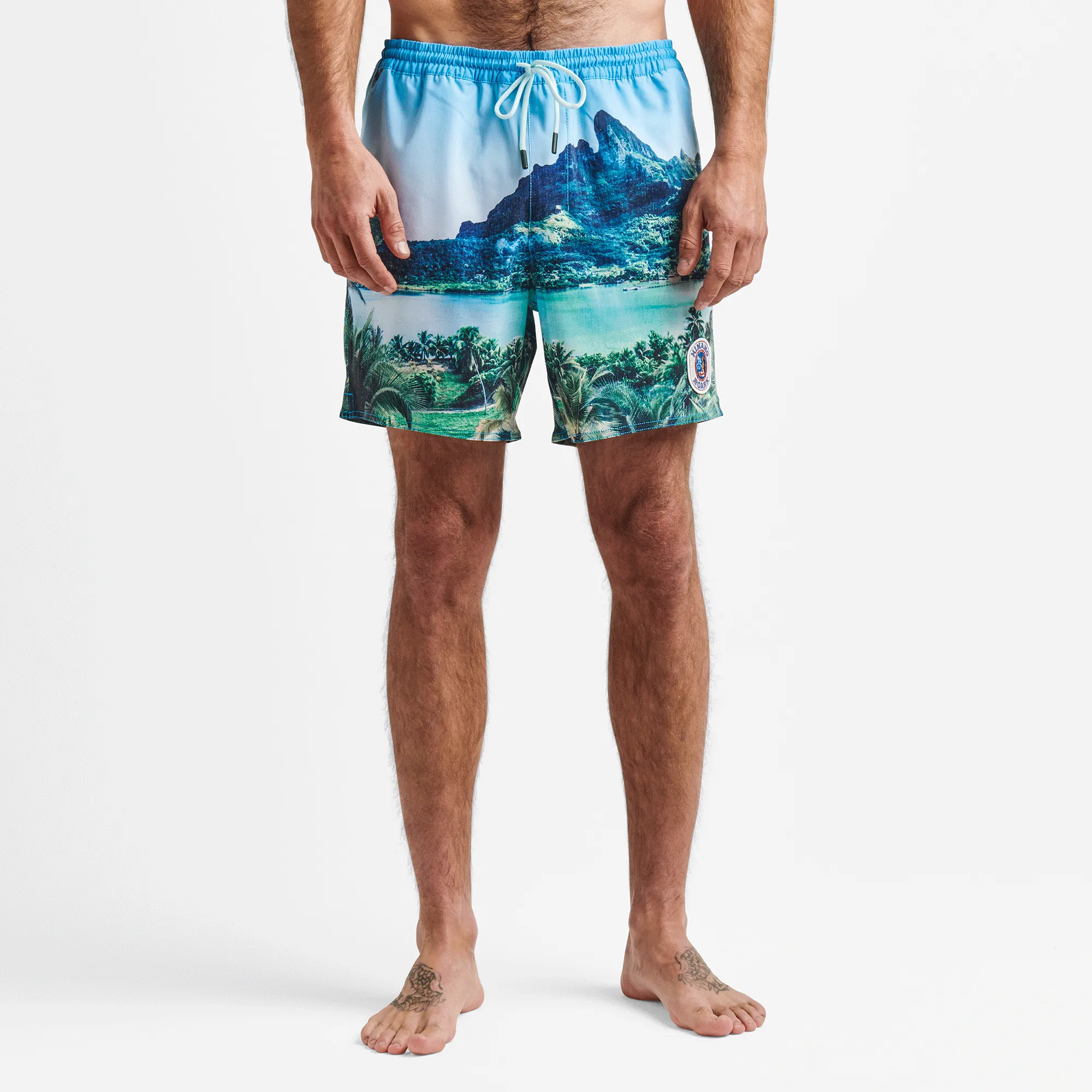 Shorey Trunks 16" - Hinano Sun God Light Blue sold by Roark product image thumbnail 2