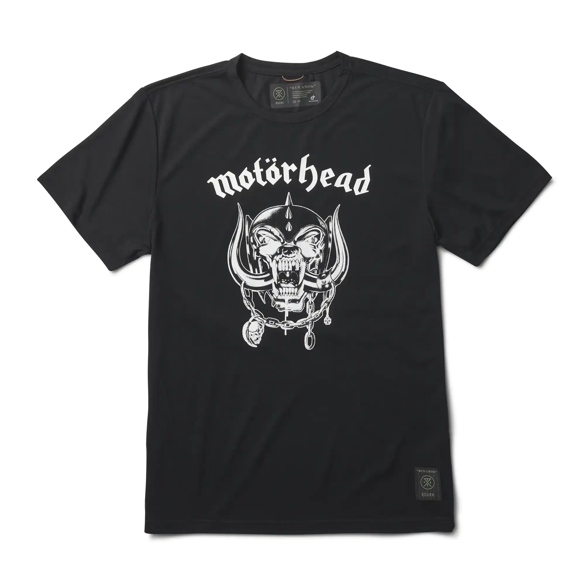 Mathis Short Sleeve Active Tee - Motorhead Black sold by Roark