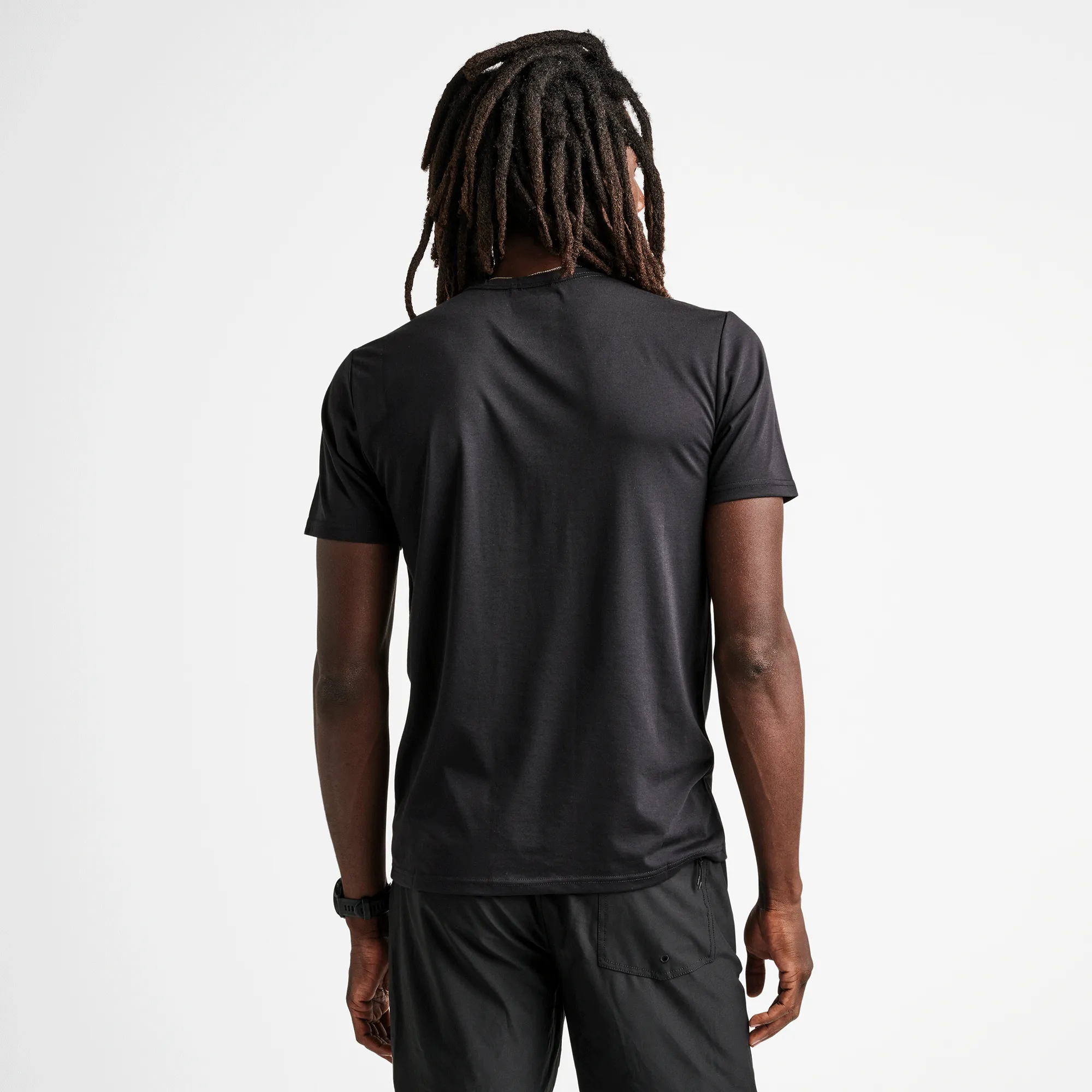 Mathis Short Sleeve Active Tee - Motorhead Black sold by Roark product image thumbnail 5