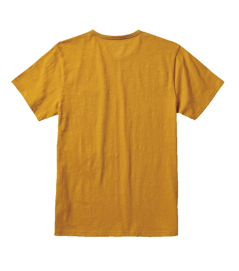 Well Worn Midweight Organic Short Sleeve Tee - Gold sold by Roark product image thumbnail 4