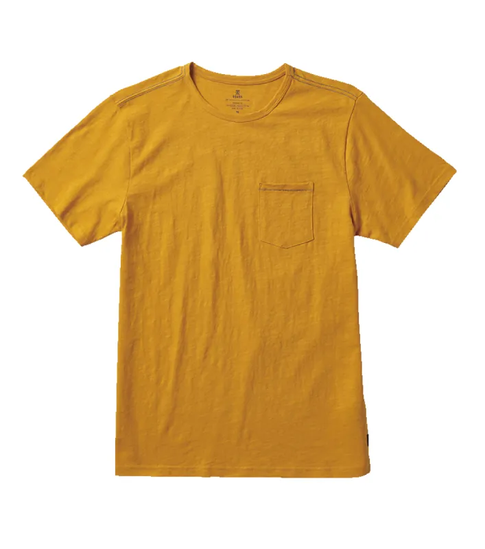 Well Worn Midweight Organic Short Sleeve Tee - Gold sold by Roark