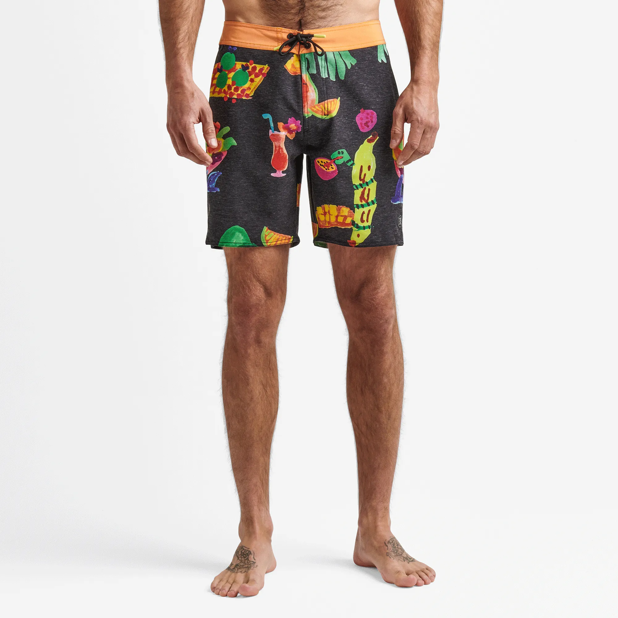 Passage 17" Boardshorts - Tahiti Treat Black sold by Roark product image thumbnail 5